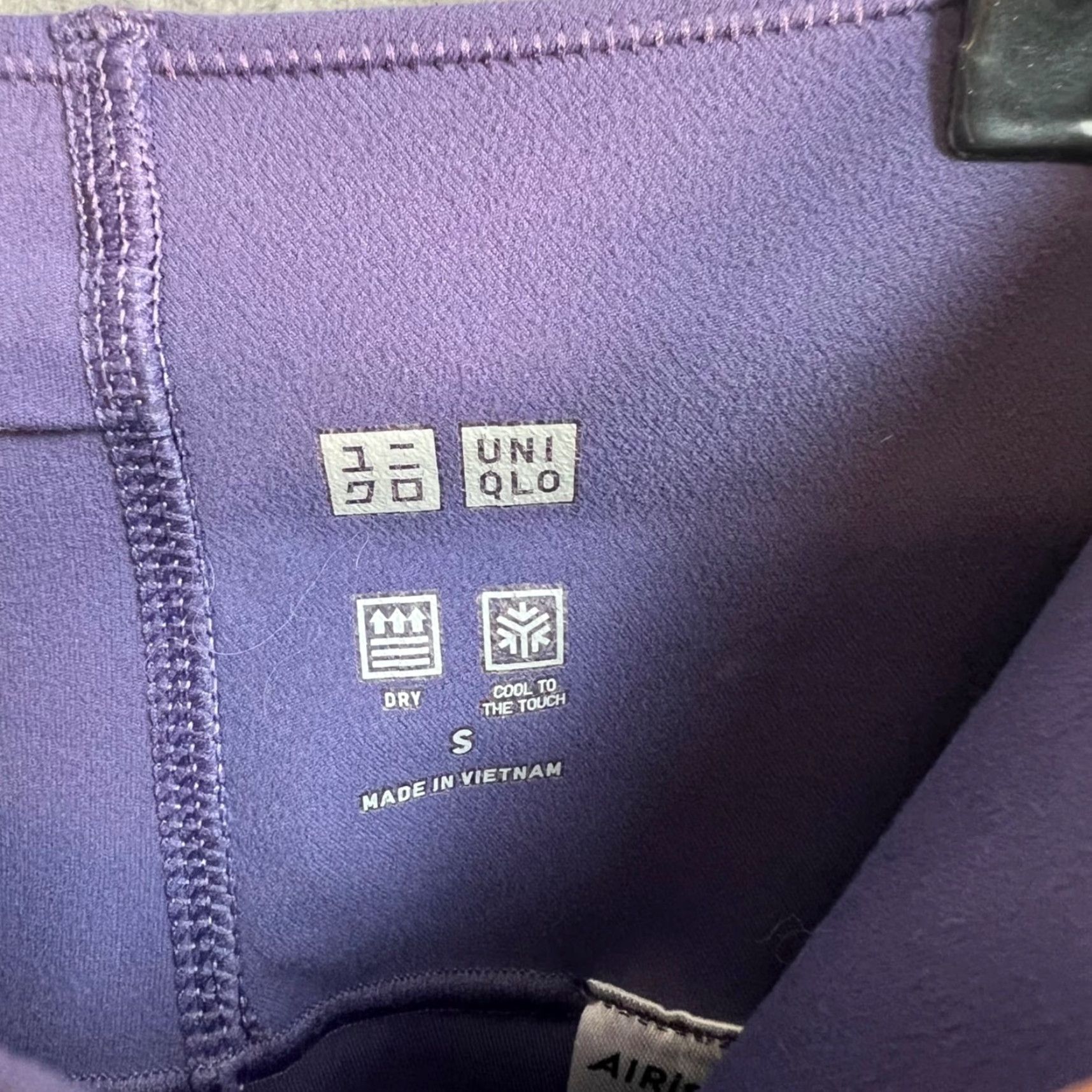 Uniqlo Uniqlo Airism Womens Size Small Purple Biker Shorts Athletic Gym Activewear Size 28" / US 6 / IT 42 - 3 Thumbnail