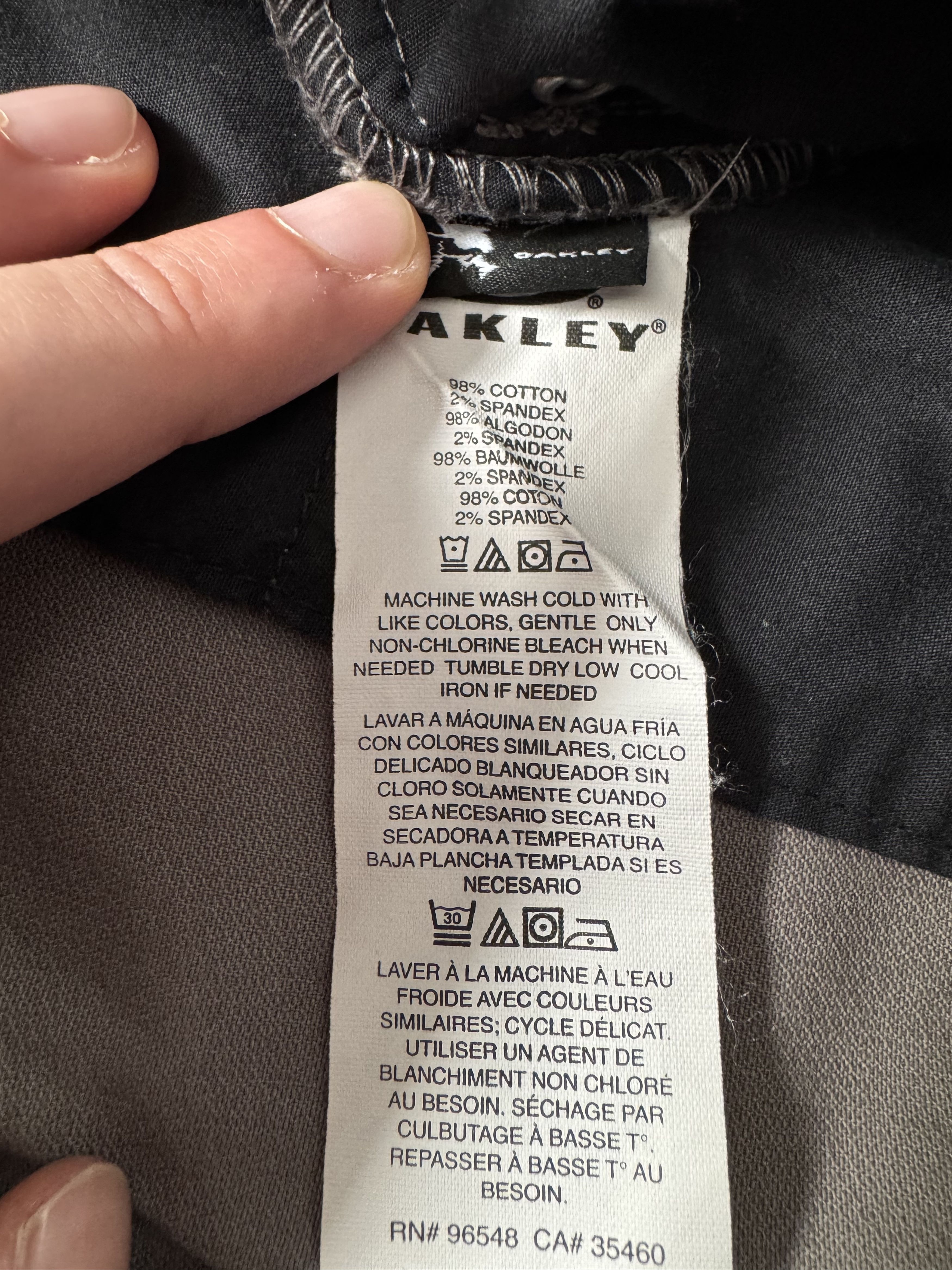 Oakley Oakley Men's Golf Pants Grey Vintage Size US 34 / EU 50 - 9 Thumbnail