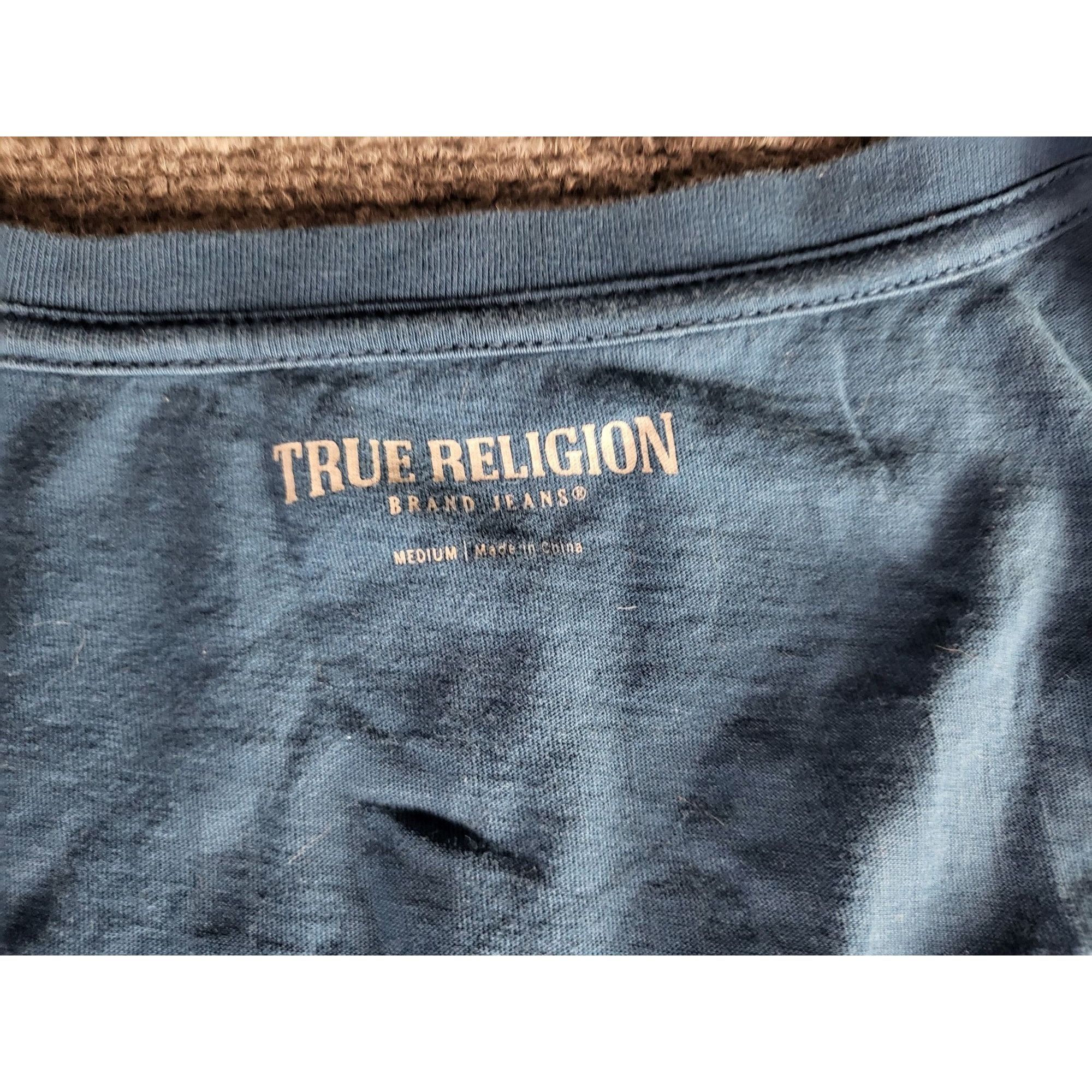 True Religion True Religion Victorious True Slim V Neck Tshirt Women Sz M Size M / US 6-8 / IT 42-44 - 4 Thumbnail