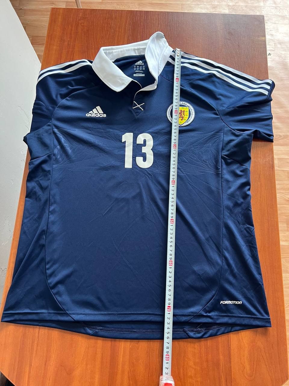 Adidas 2011 SCOTLAND #13 PLAYER ISSUED SOCCER FOOTBALL JERSEY XL Size US XL / EU 56 / 4 - 19 Thumbnail