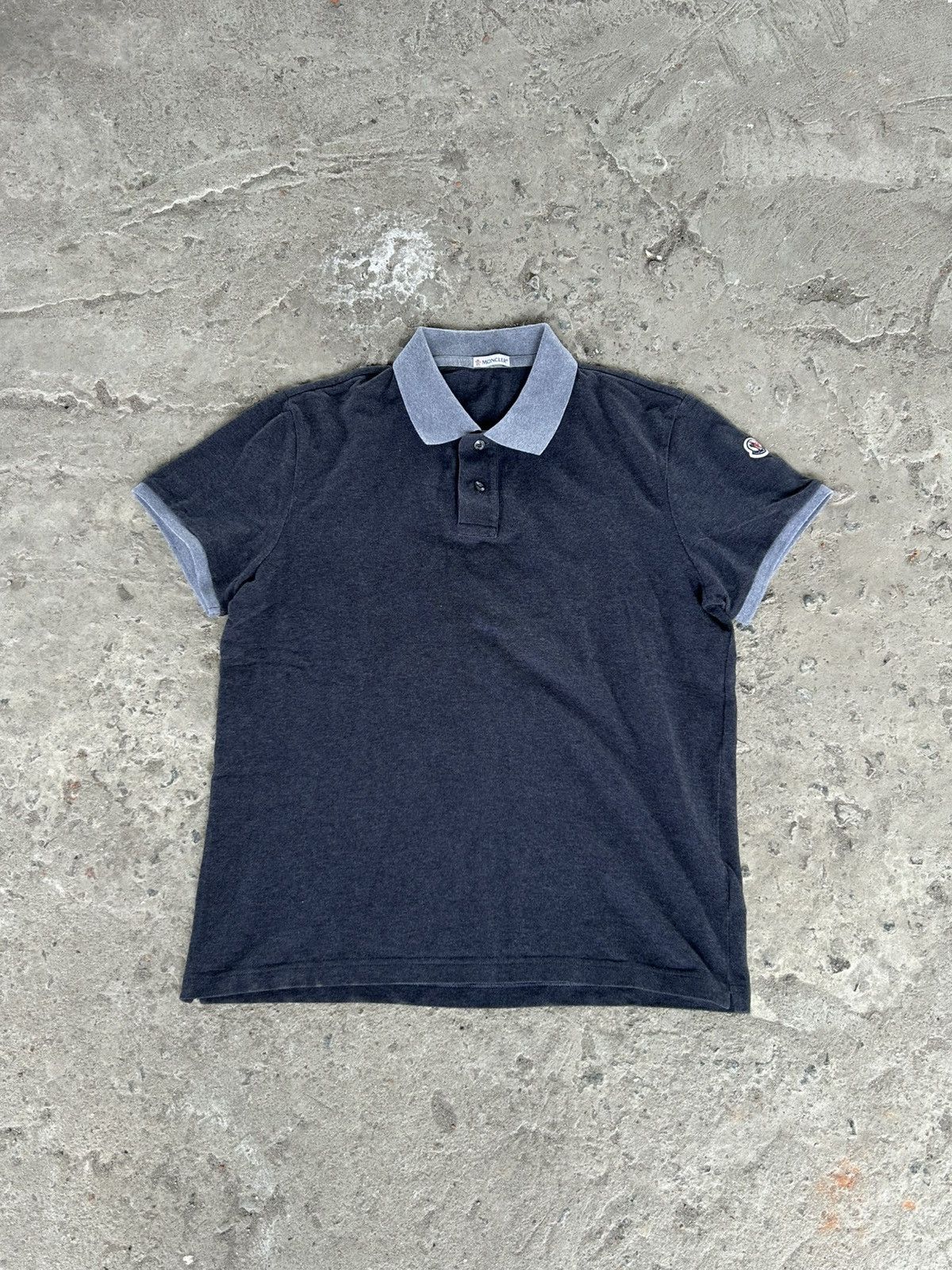 Moncler Moncler MAGLIA Polo High Quality Rare Authentic Piece Size L Size US L / EU 52-54 / 3 - 4 Thumbnail
