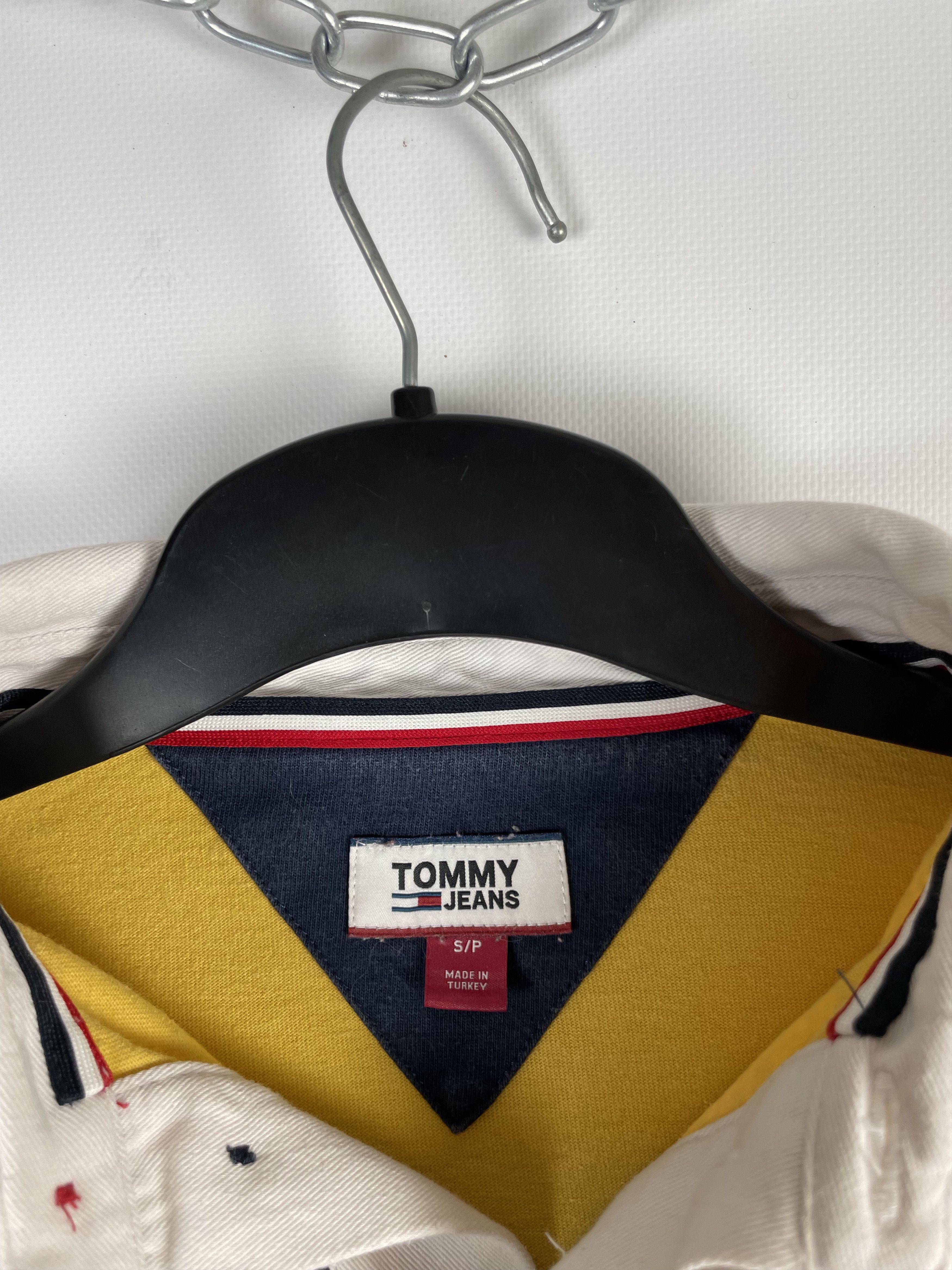 Tommy Hilfiger × Vintage Vintage Tommy Hilfiger Rugby Long Sleeve 90s Size US S / EU 44-46 / 1 - 5 Thumbnail