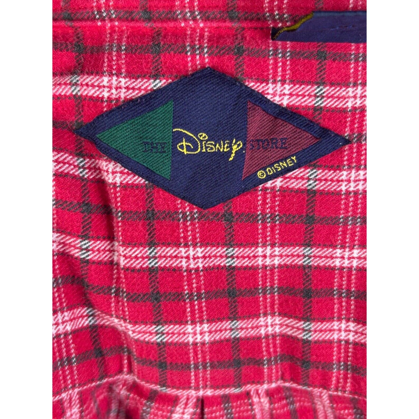Disney Disney 101 Dalmatians Plaid Flannel Shirt Small Cotton VTG Size US S / EU 44-46 / 1 - 9 Thumbnail