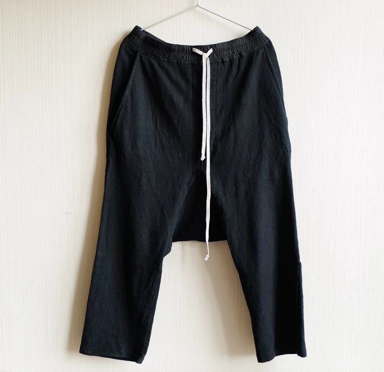 Rick Owens Drkshdw RICK OWENS DRKSHDW 17 Drawstring Sweatpants - dmc Size US 27 - 1 Thumbnail