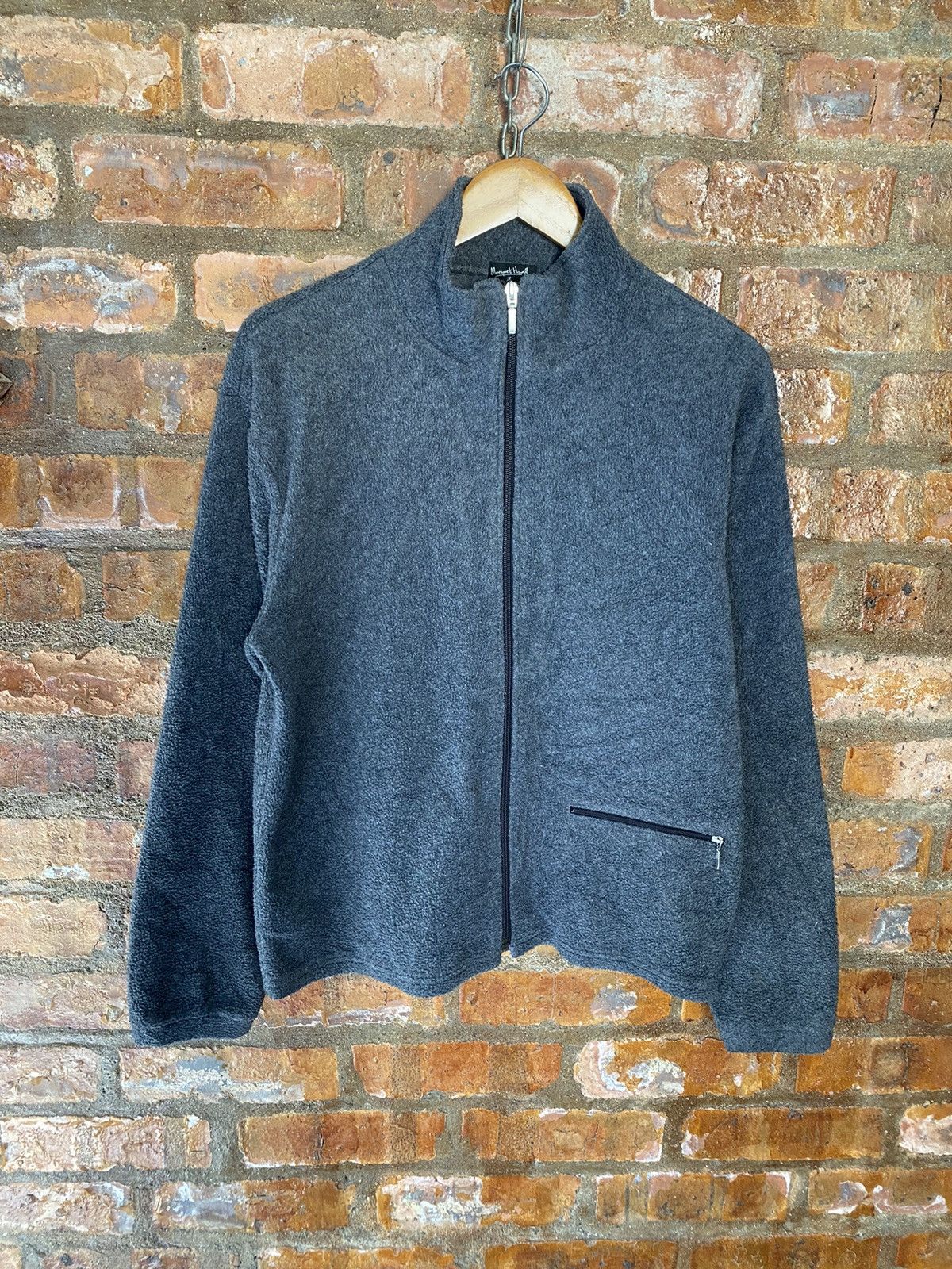 Margaret Howell 1990s Margaret Howell Fleece single zipper Size US L / EU 52-54 / 3 - 2 Thumbnail