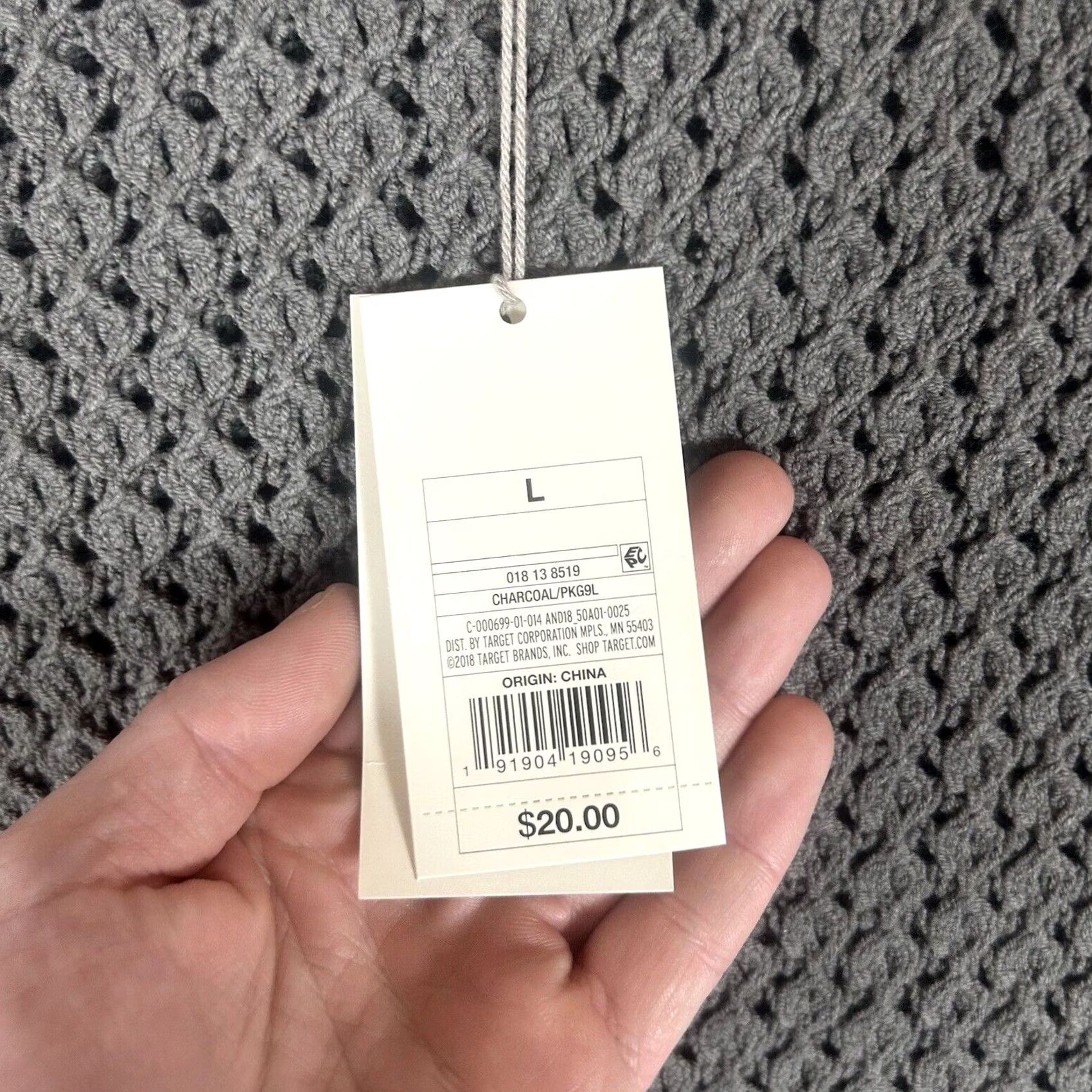 Vintage A New Day Womens Vest Knit Gray Charcoal Sleeveless Crew Neck L NWT Size L / US 10 / IT 46 - 2 Thumbnail