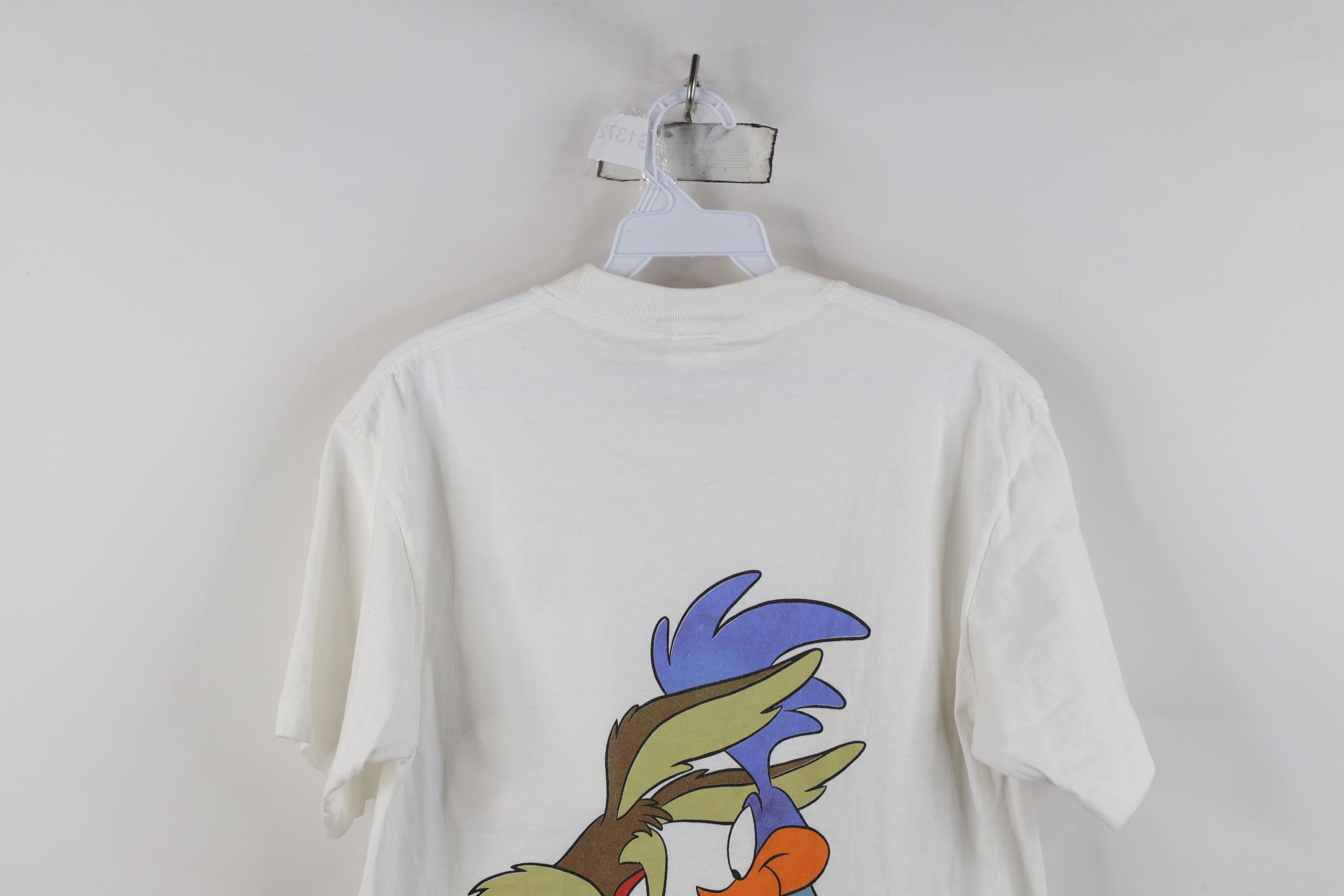 Vintage Vintage 90s Warner Bros E Coyote Road Runner T-Shirt USA Size US M / EU 48-50 / 2 - 14 Thumbnail