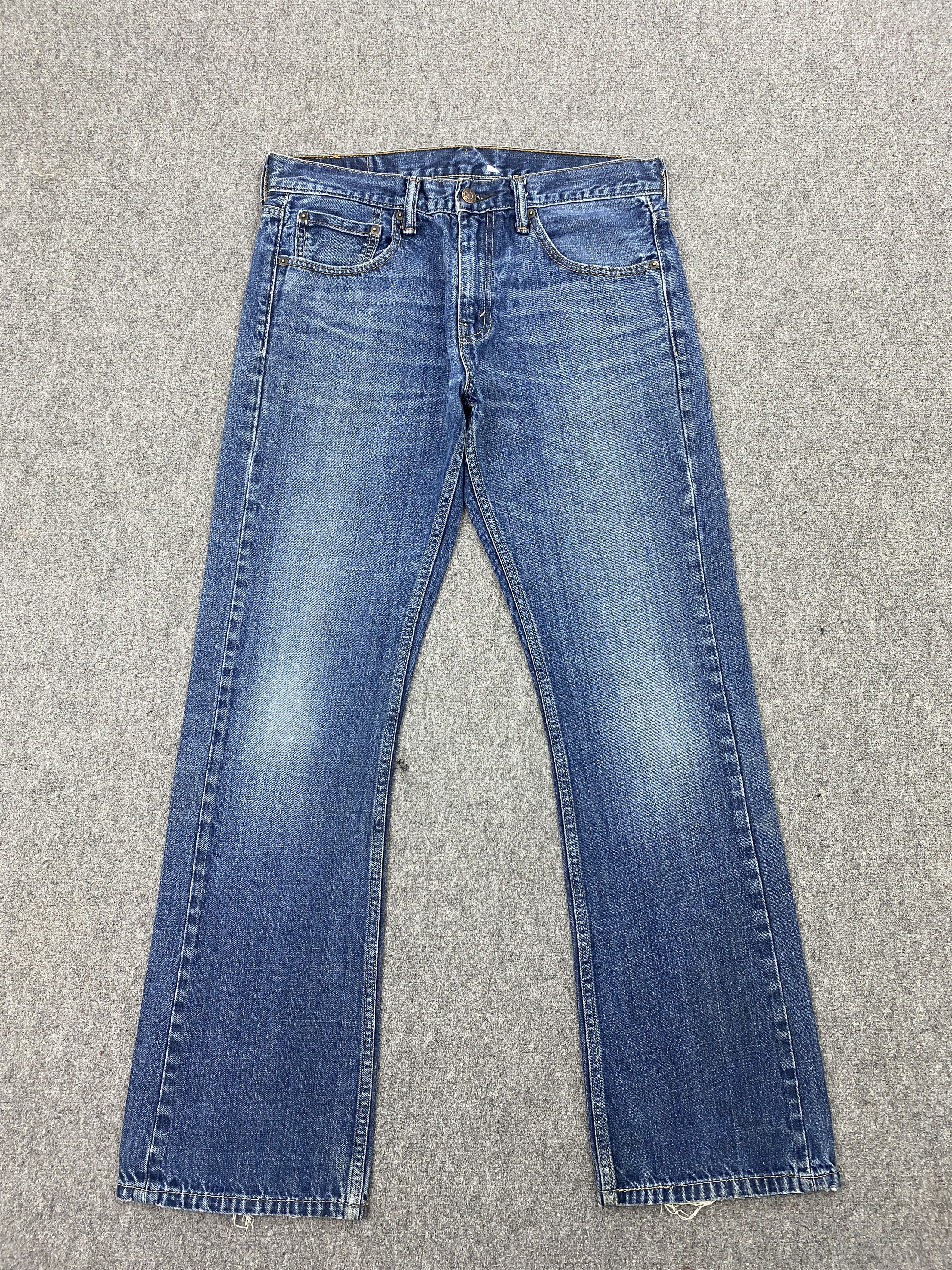 image of Levis x Vintage Faded Blue Vintage Levi's 527 Bootcut Jeans in Blue Denim, Men's (Size 32)
