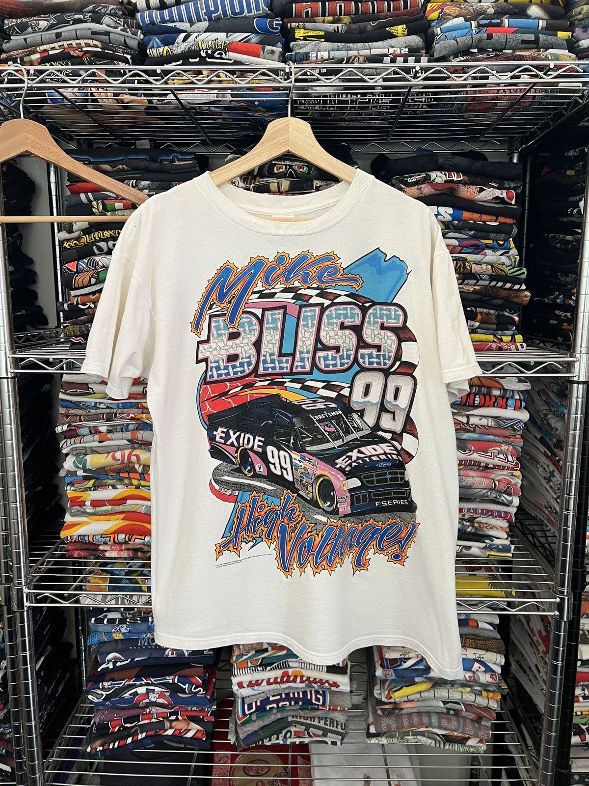 NASCAR 90s Mike Bliss The Hammer Racing Tee Size US L / EU 52-54 / 3 - 1 Thumbnail
