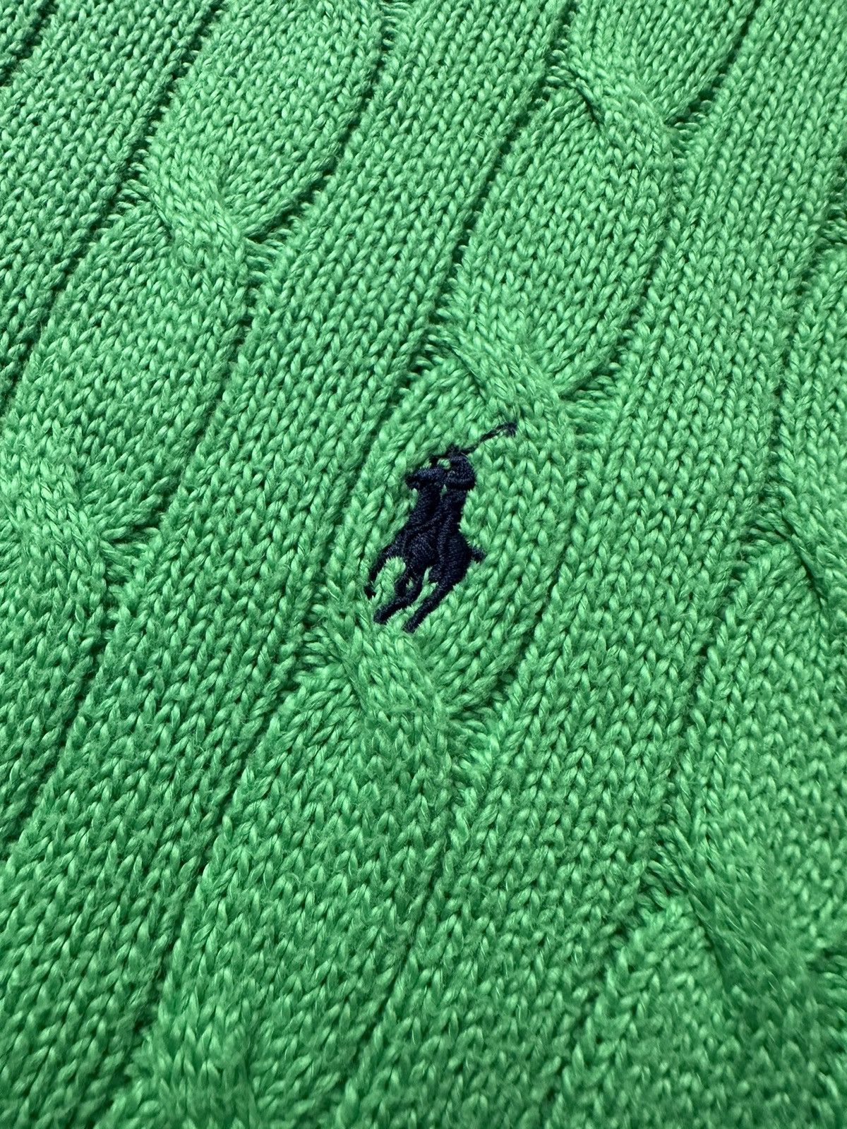 Vintage Vintage polo Ralph Lauren green sweater knitted rare green Size US XXL / EU 58 / 5 - 6 Thumbnail