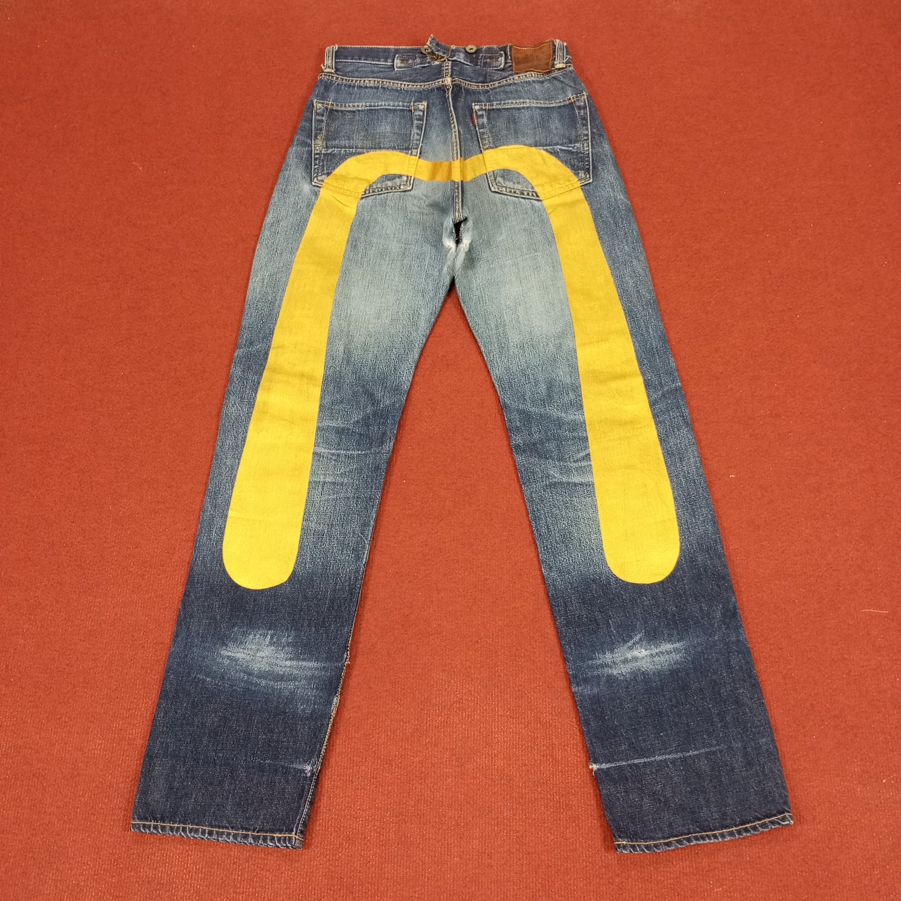 Evisu × Japanese Brand × Vintage Evis Japanese Brand Fashion Style Custom Daicock Jeans Size US 28 / EU 44 - 1 Thumbnail