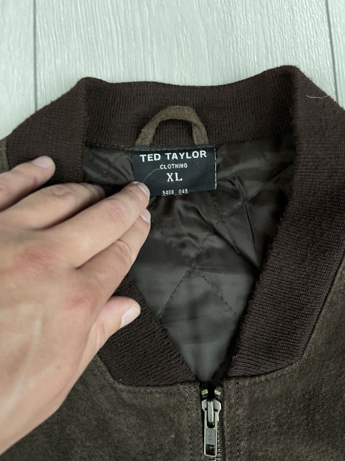 Leather × Vintage Vintage Leather Bomber Jacket Men’s Brown Size XL Size US XL / EU 56 / 4 - 3 Thumbnail