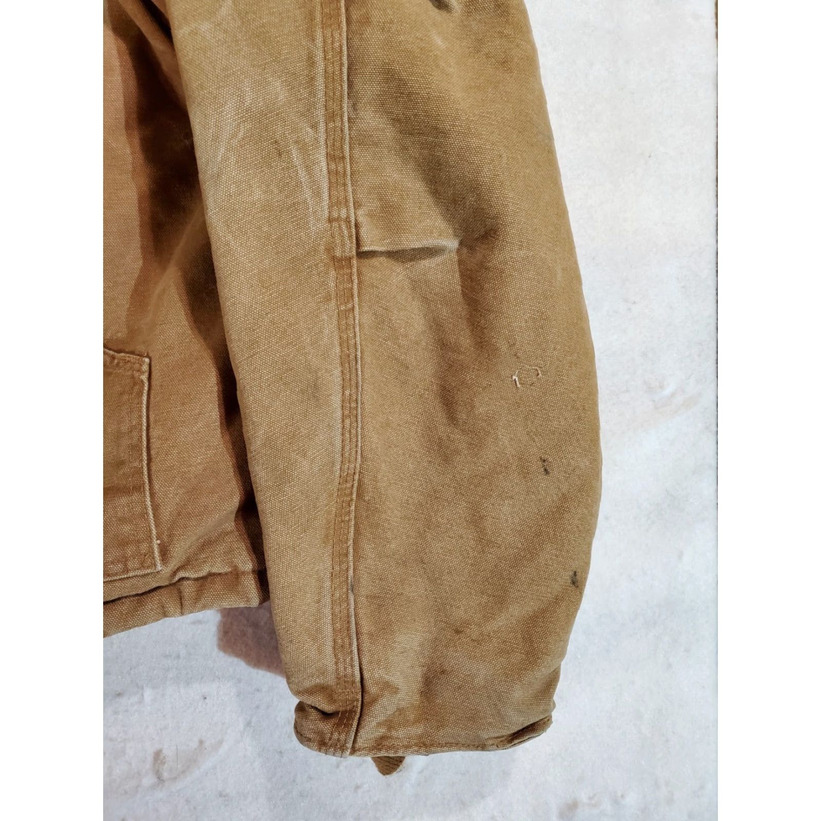 Carhartt VINTAGE Carhartt Signature Duck Canvas Quilted Lining Work Jacket J22-BRN 2XL Brown Mens Regular Jacket Size US XXL / EU 58 / 5 - 7 Thumbnail