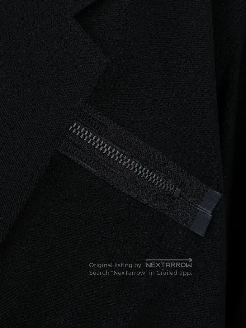 Yohji Yamamoto YOHJI YAMAMOTO Black Wool Coat. Size US XS / EU 42 / 0 - 5 Thumbnail