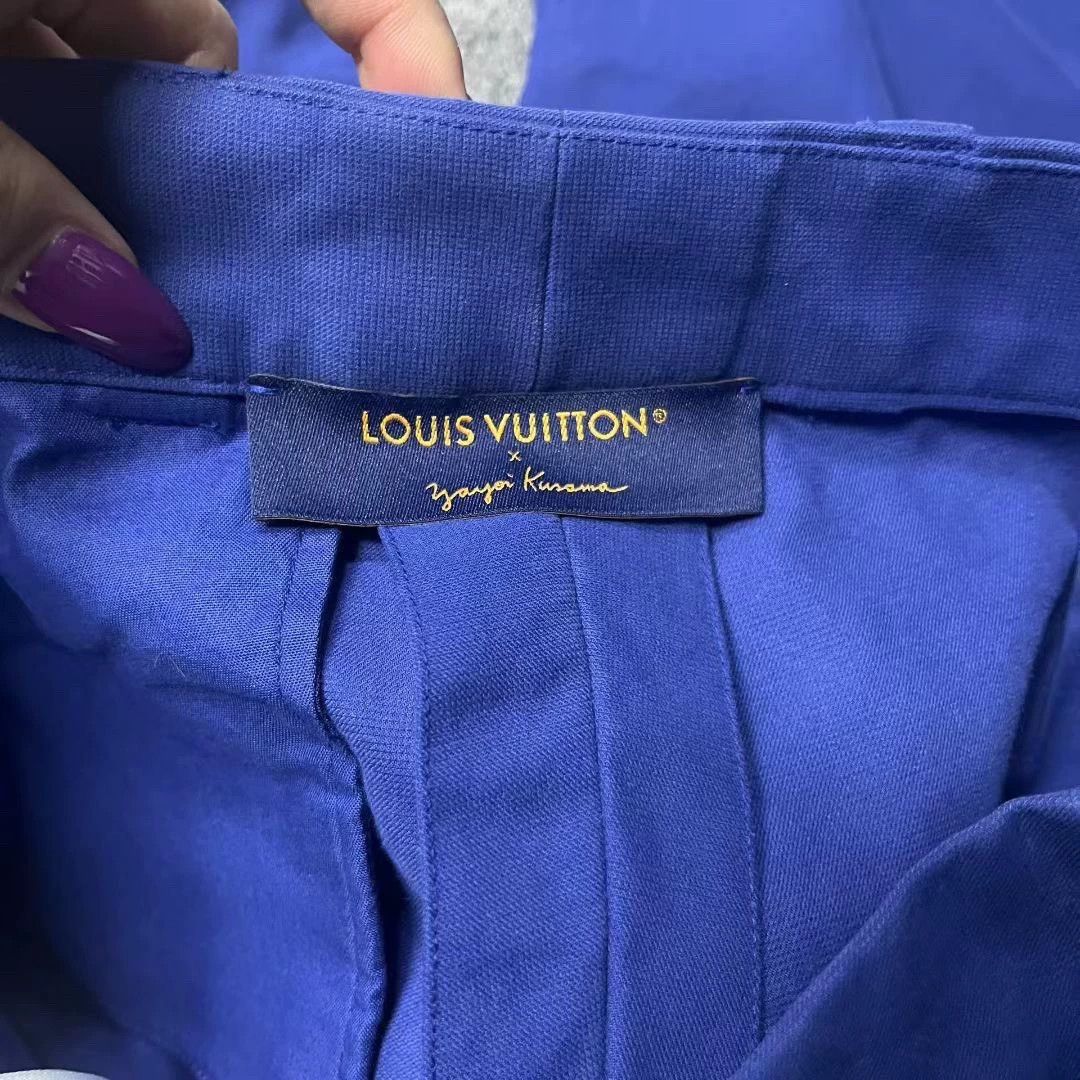 Louis Vuitton louis vuitton blue embroidered work pants Size US 40 / EU 56 - 4 Thumbnail