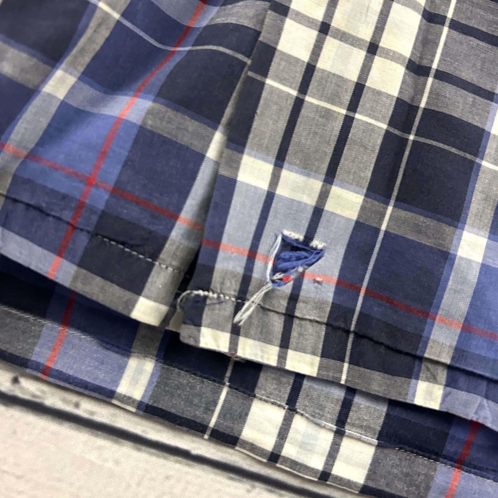Polo Ralph Lauren Polo Ralph Lauren Andy Camp Short Sleeve Plaid Button Front Shirt Men's L Blue Size US L / EU 52-54 / 3 - 2 Thumbnail