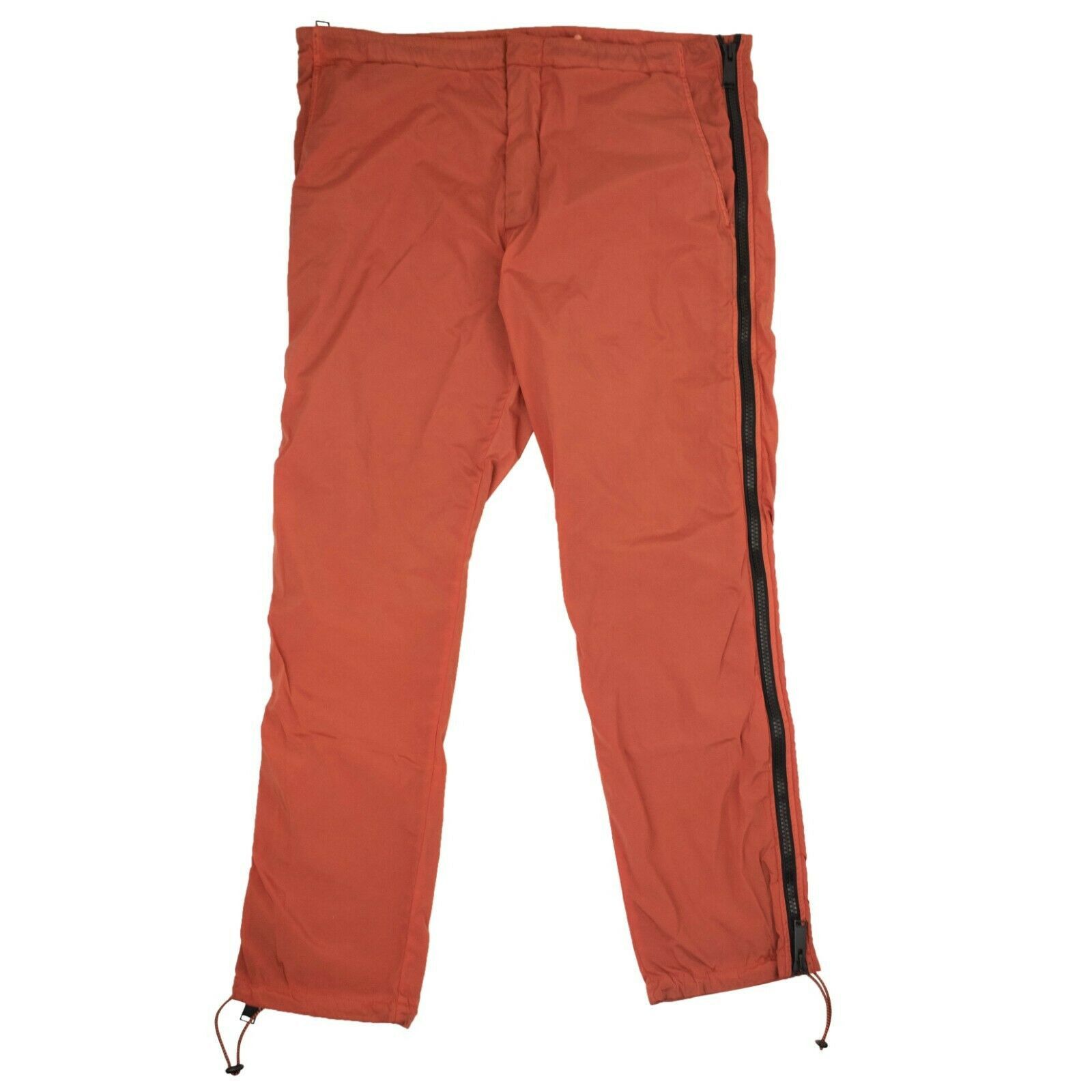 image of Heron Preston Orange Side Zipper Pants Size Xl, Men's