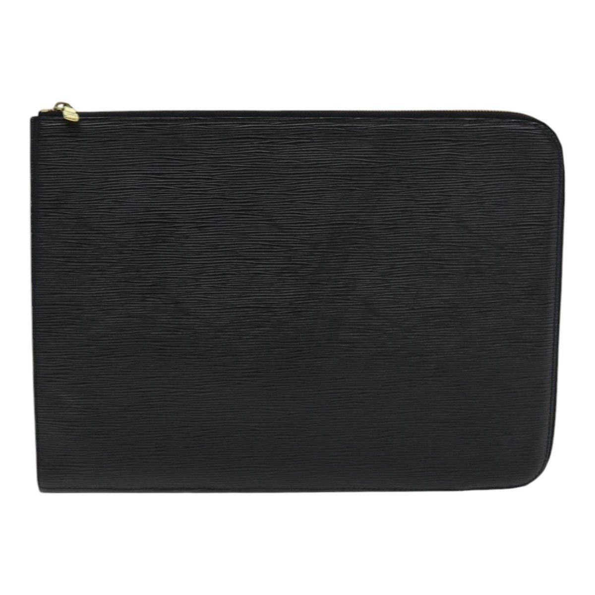 Louis Vuitton Poche Document Black Leather Briefcase Bag (Pre-Owned) Size ONE SIZE - 1 Thumbnail