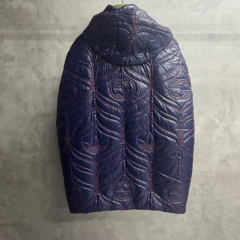 Gucci Gucci Adidas' latest dark blue logo embroidered zipper jack Size US S / EU 44-46 / 1 - 6 Thumbnail