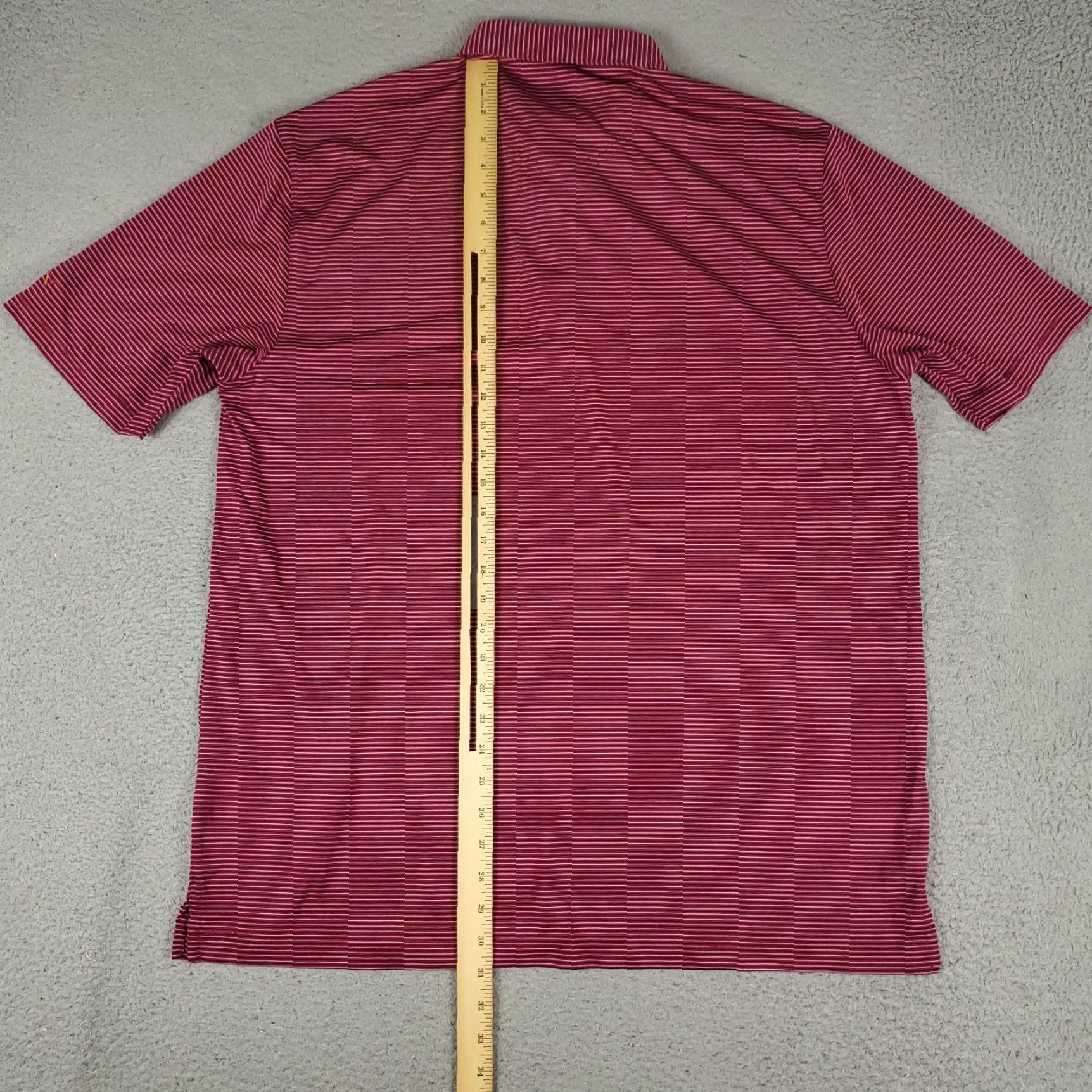 Vintage Greg Norman Polo Shirt Mens XL Red Striped Shark Golf Casual Short Sleeve Polo-shirt Size US XL / EU 56 / 4 - 4 Thumbnail