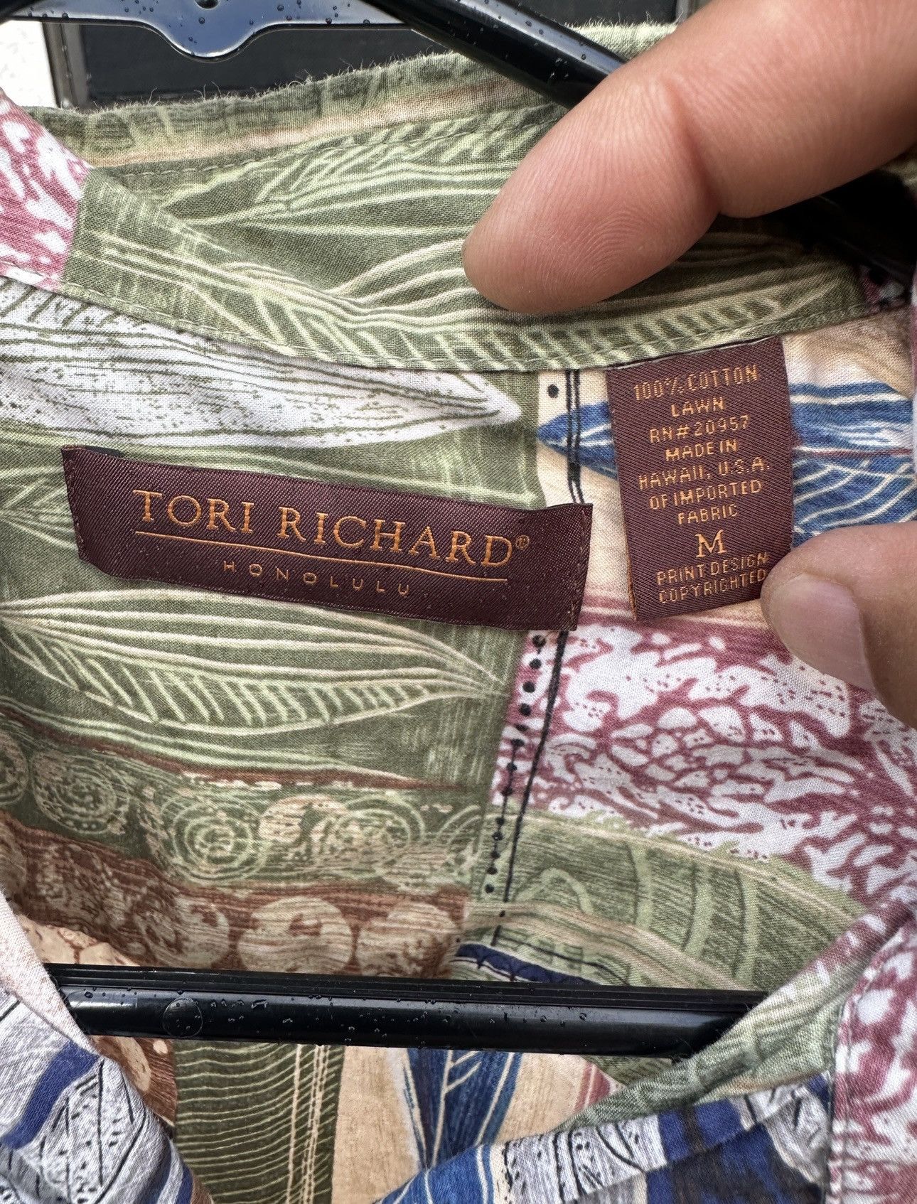 Tori Richard Tori Richard Hawaiian Print Multicolored Men's Medium Size US M / EU 48-50 / 2 - 4 Thumbnail