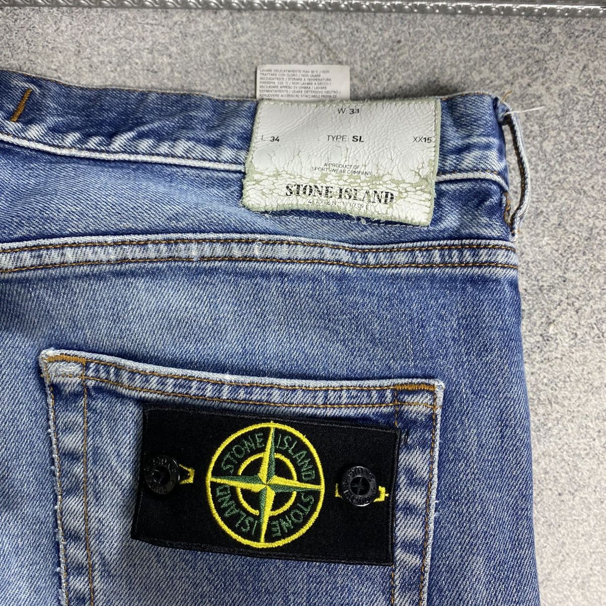 Stone Island Vintage Stone Island Jeans denim Size US 28 / EU 44 - 4 Thumbnail