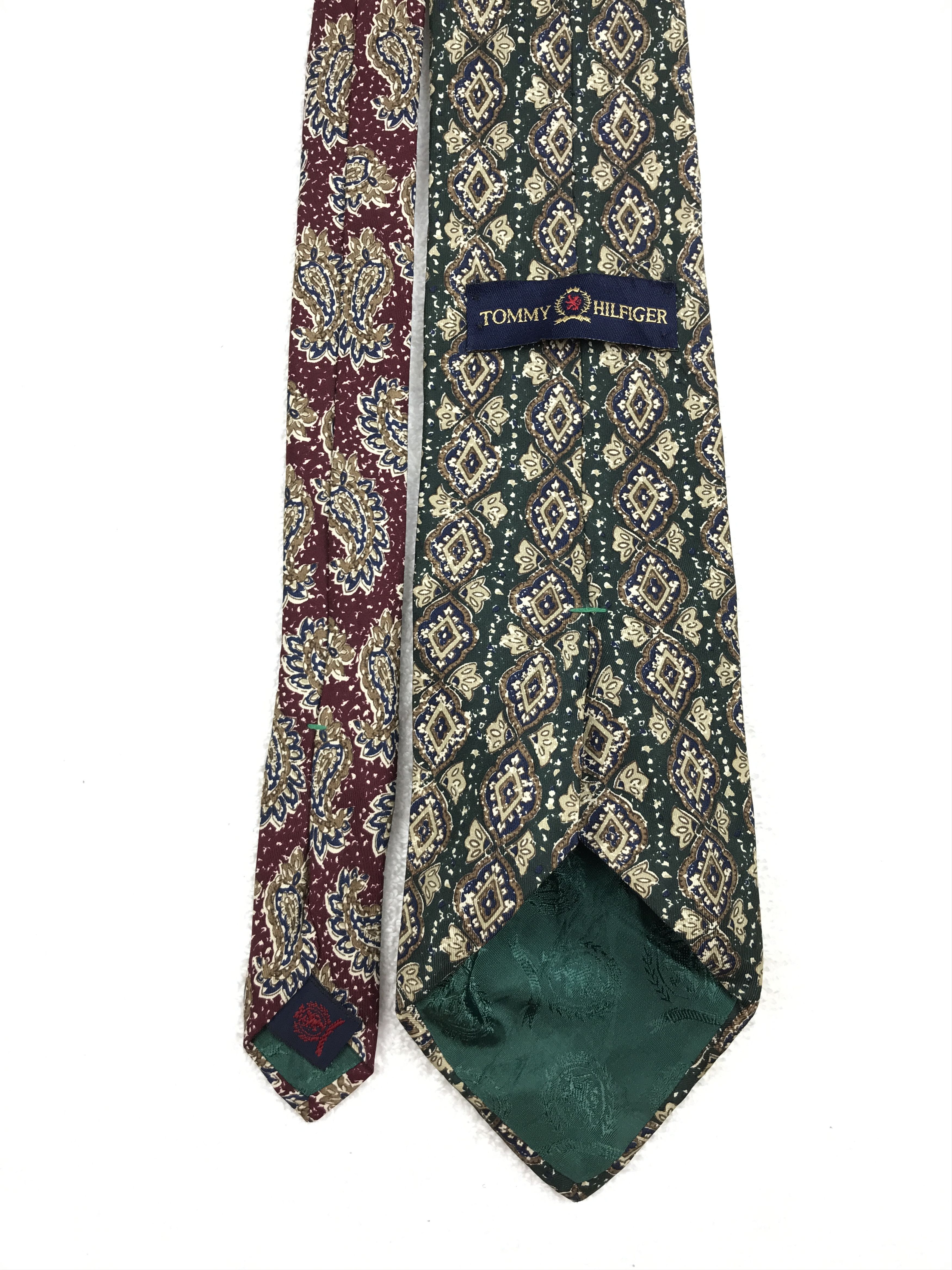Issey Miyake × Tommy Hilfiger × Vintage Vintage Tommy Hilfiger Silk Necktie Size ONE SIZE - 4 Thumbnail