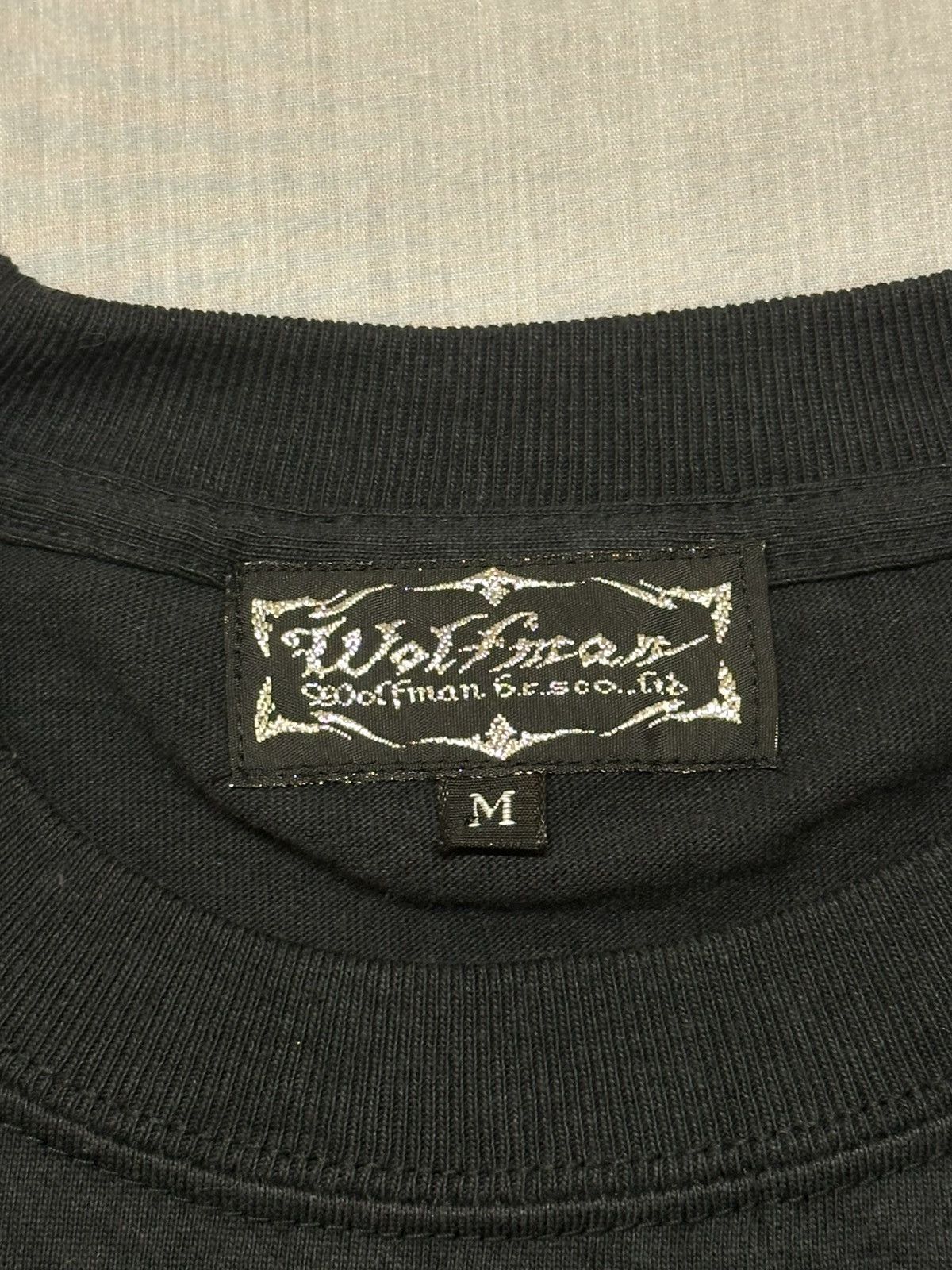 Arts & Science Wolfman B.R.S "Original Celtic Wolf" black graphic t-shirt. Size US M / EU 48-50 / 2 - 14 Thumbnail