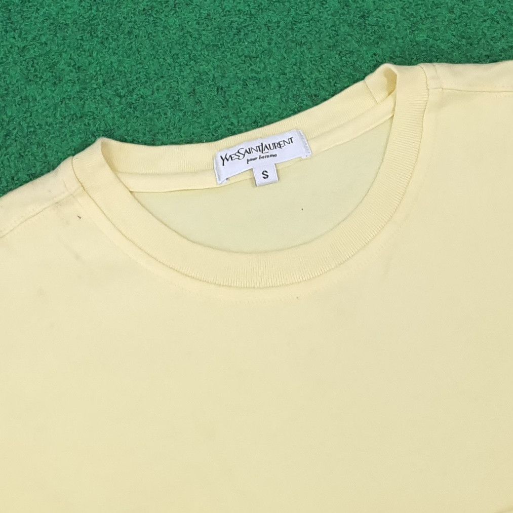 Yves Saint Laurent Vintage YSL Yves Saint Laurent Spell Out Tshirt C27628 Size US M / EU 48-50 / 2 - 4 Thumbnail