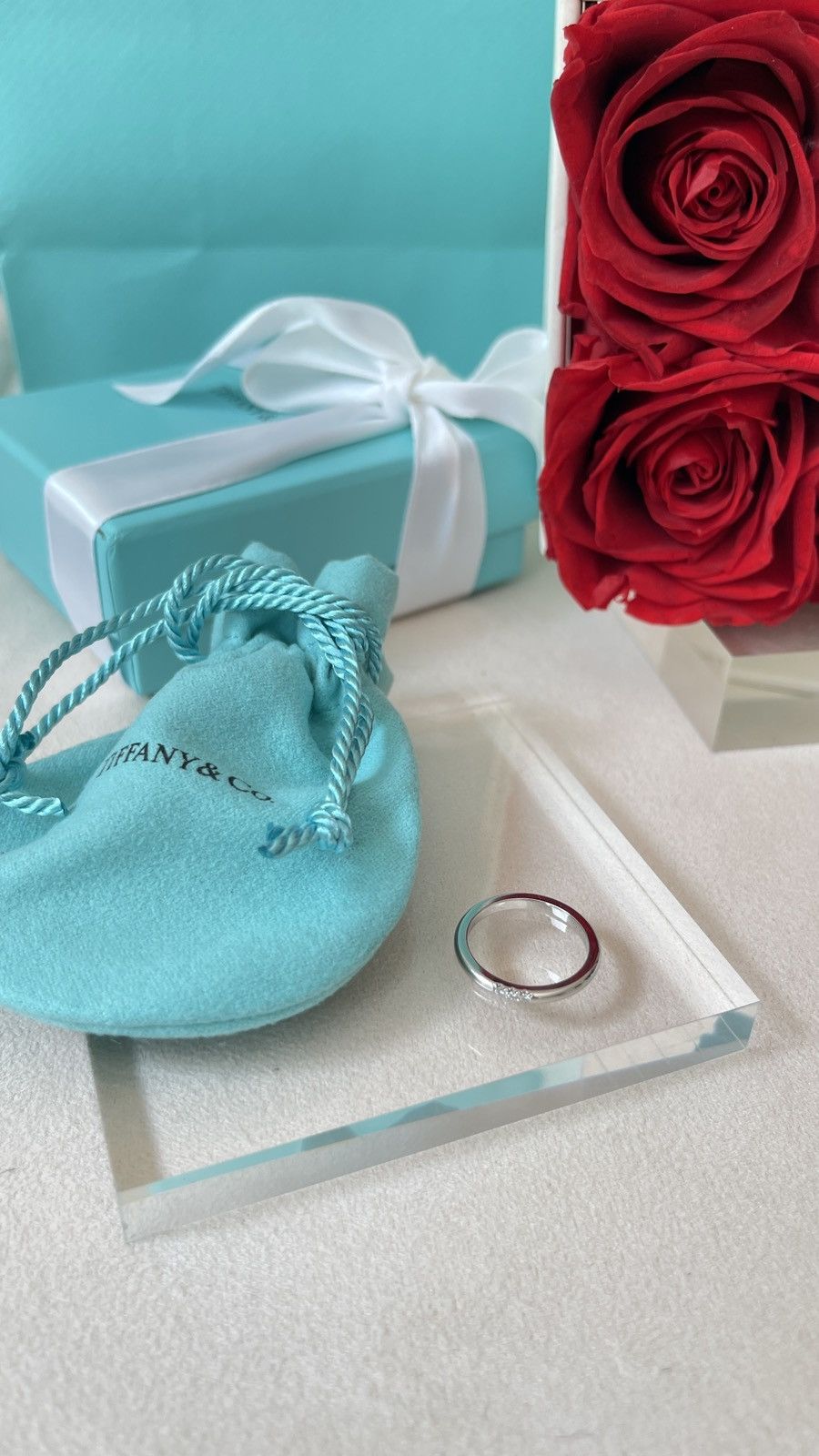 Tiffany & Co. TIFFANY & CO. FOREVER WEDDING BAND RING IN PLATINUM 5 $1850 Size ONE SIZE - 14 Thumbnail