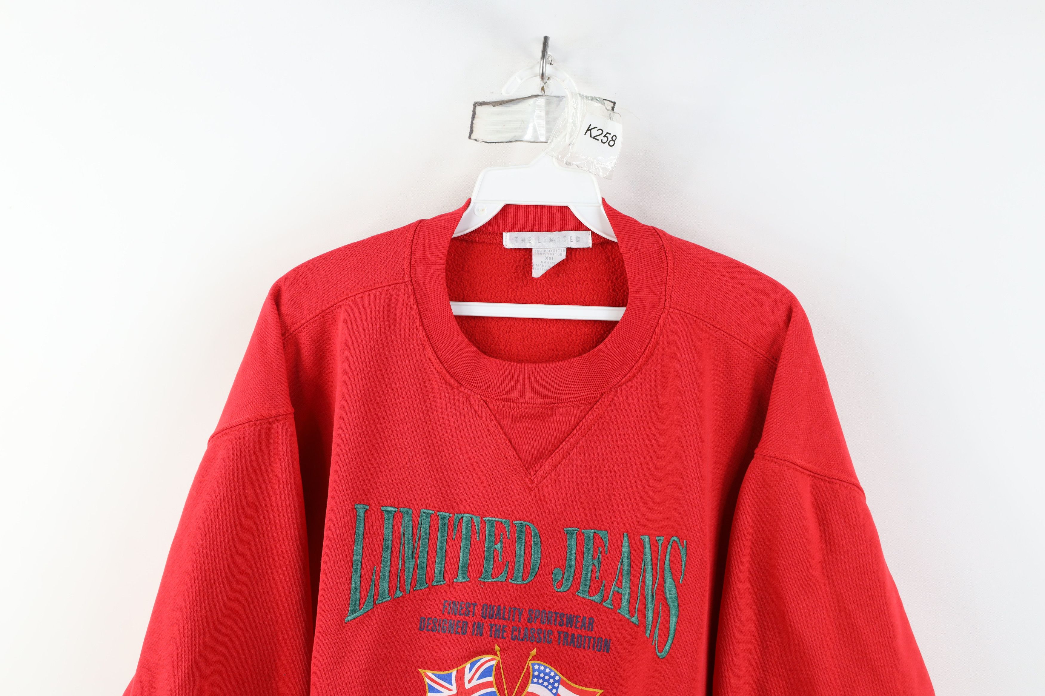 Vintage Vintage 90s Y2K The Limited Crewneck Sweatshirt Babydoll Size XXL / US 16-18 / IT 52-54 - 2 Thumbnail
