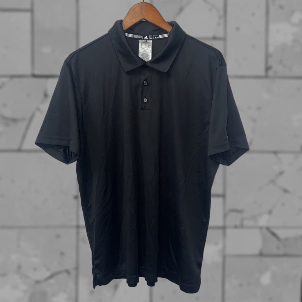 Adidas Adidas Polo Shirt Mens XL Black Size US XL / EU 56 / 4 - 1 Thumbnail