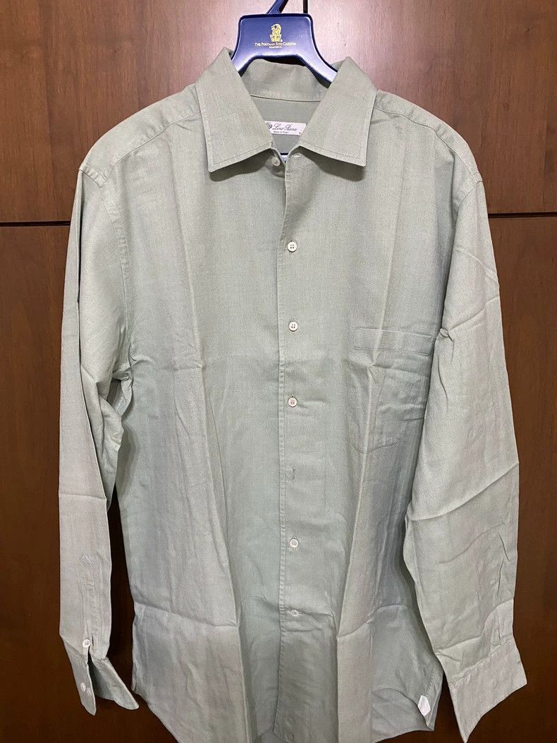 Loro Piana LORO PIANA Pure cotton shirt Size US XL / EU 56 / 4 - 1 Thumbnail