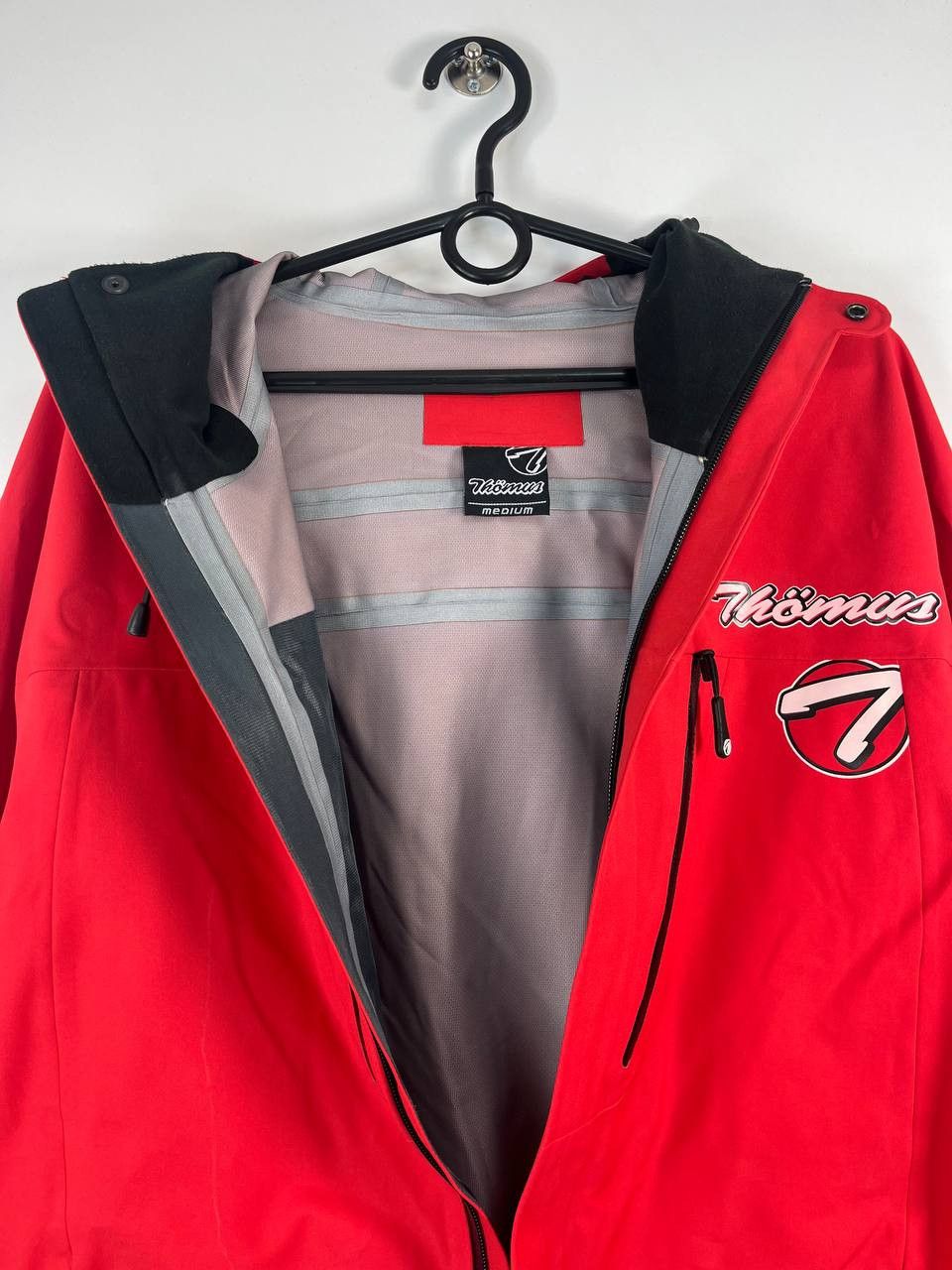 Other Thomus Softshell Red Cycling Jacket Water Windproof M Size US L / EU 52-54 / 3 - 2 Thumbnail