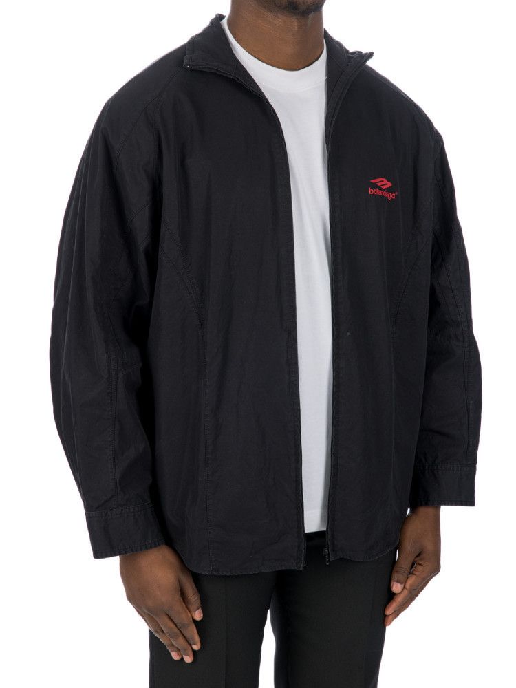 Balenciaga o1mt1gz0924 3B Sports Icon Tracksuit Shirt in Black Size US XL / EU 56 / 4 - 4 Thumbnail
