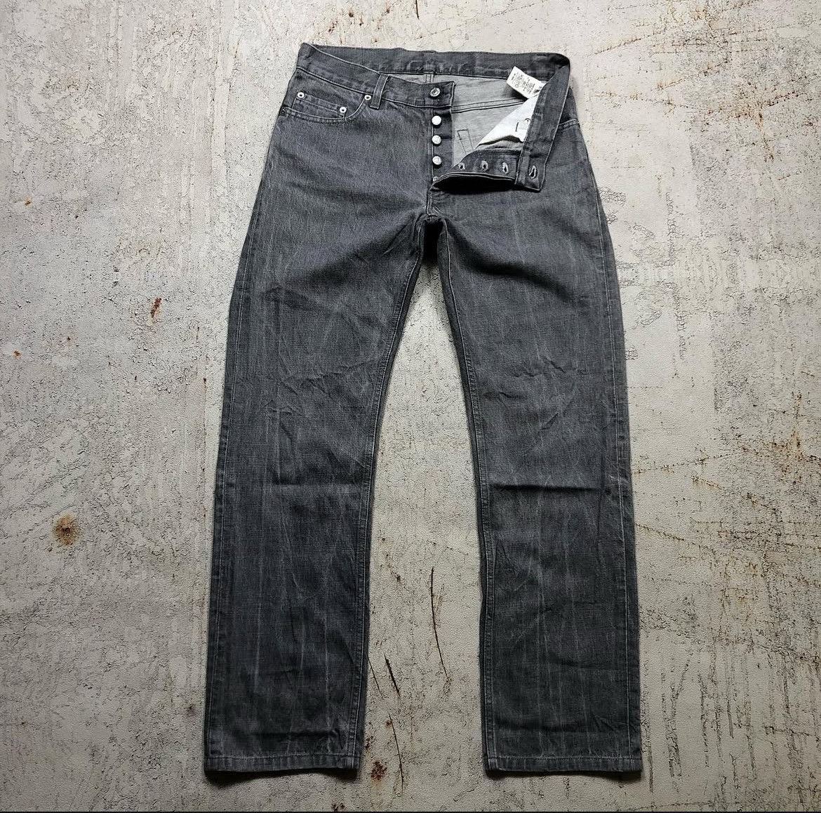 Helmut Lang stone gray classic cut denim Size US 31 - 1 Thumbnail