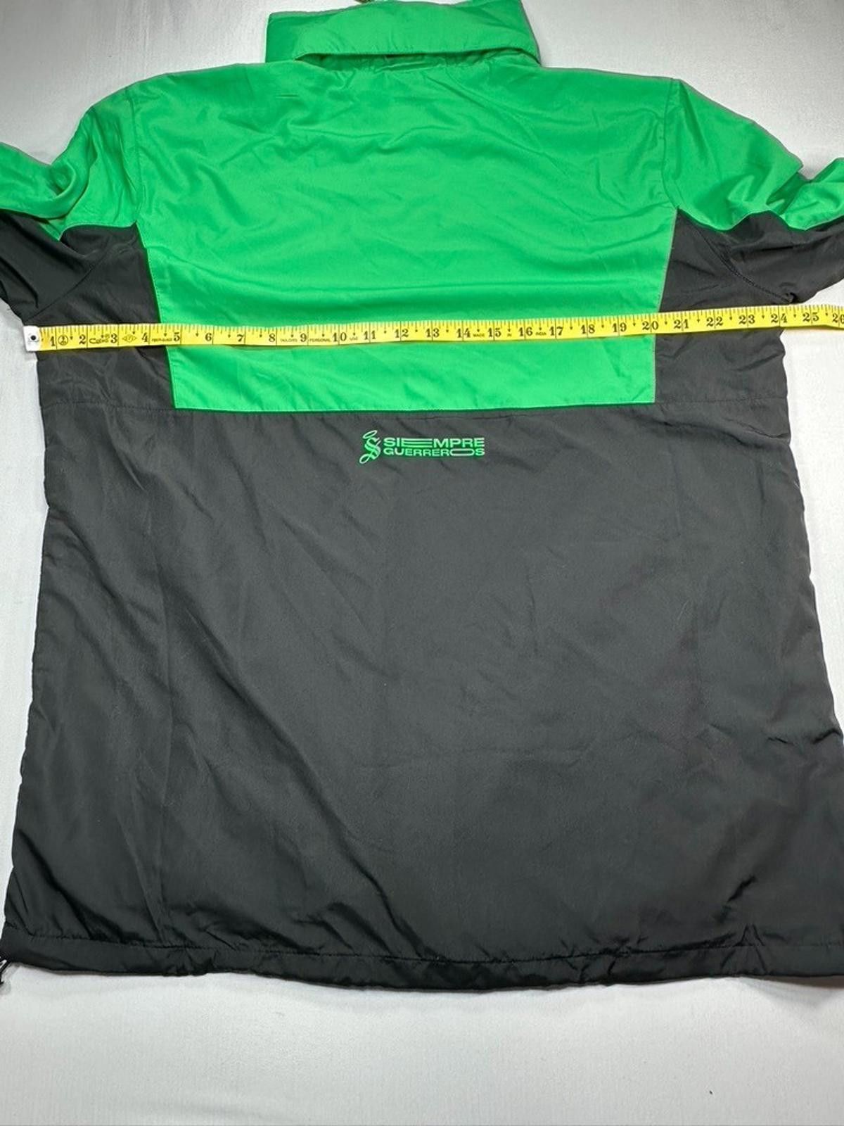 Jean Charles De Castelbajac Club Santos Laguna Siempre Guerreros 1/2 Zip Coat Green S Size ONE SIZE - 4 Thumbnail