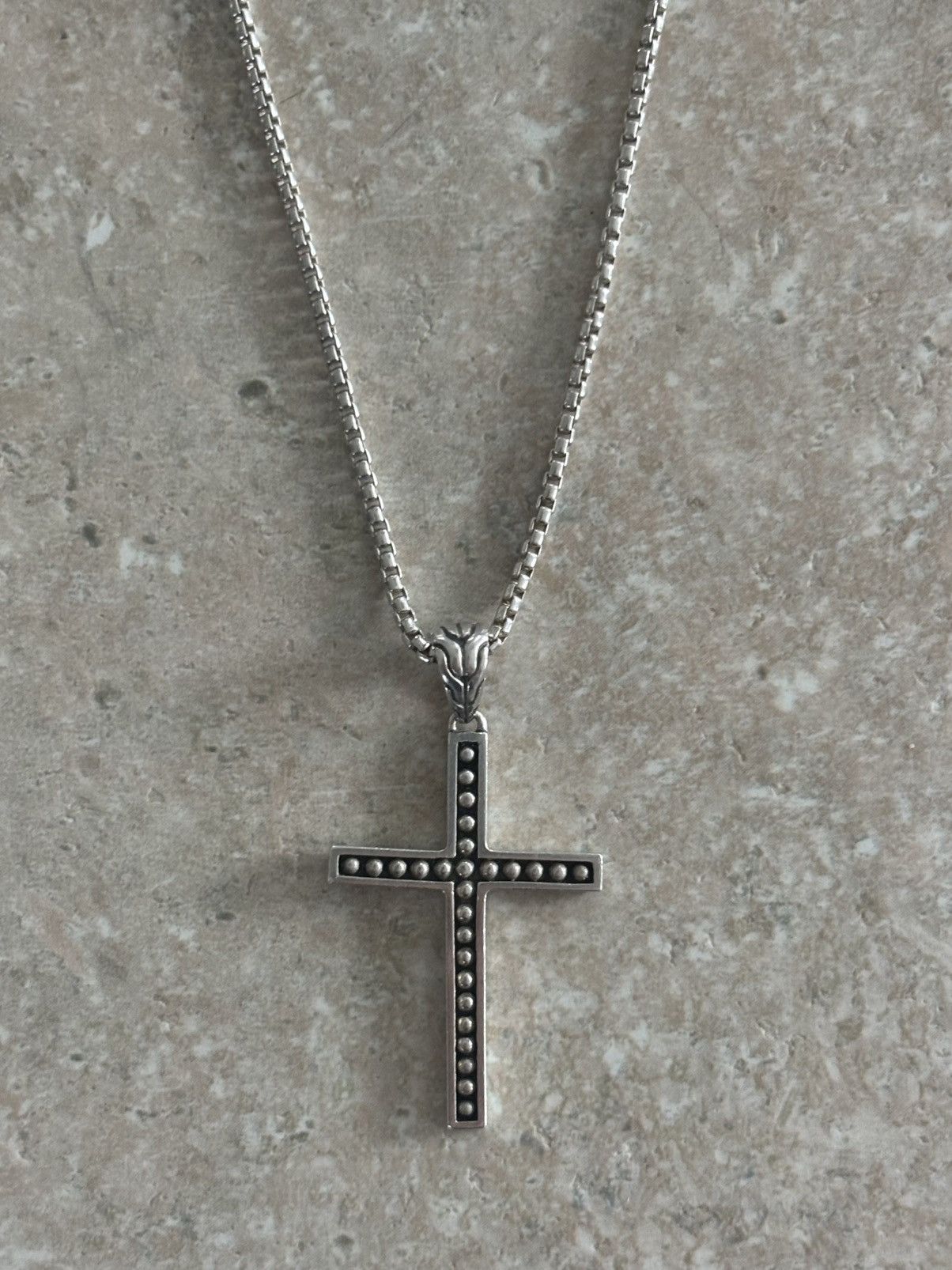 John Hardy John Hardy Jawan Cross Pendant Necklace 925 Sterling Silver Size ONE SIZE - 1 Thumbnail