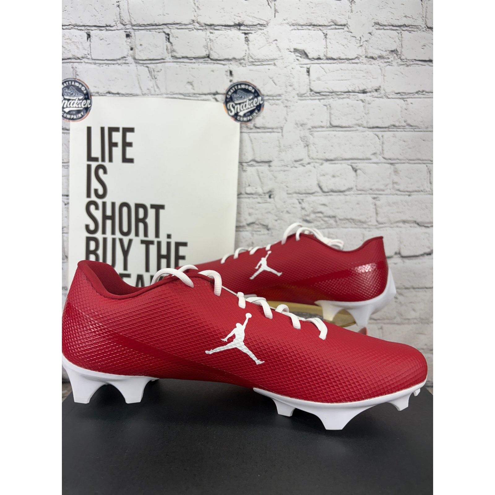 Nike Nike Sooners Jordan Vapor Edge Speed 360 Cleats Mens 15 Size US 15 / EU 48 - 7 Thumbnail