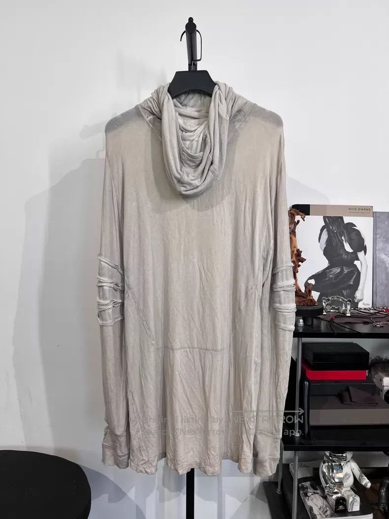 Hamcus Hamcus Size 5 Distressed dyed elastic face mask hoodie long Size XXL / US 16-18 / IT 52-54 - 2 Thumbnail