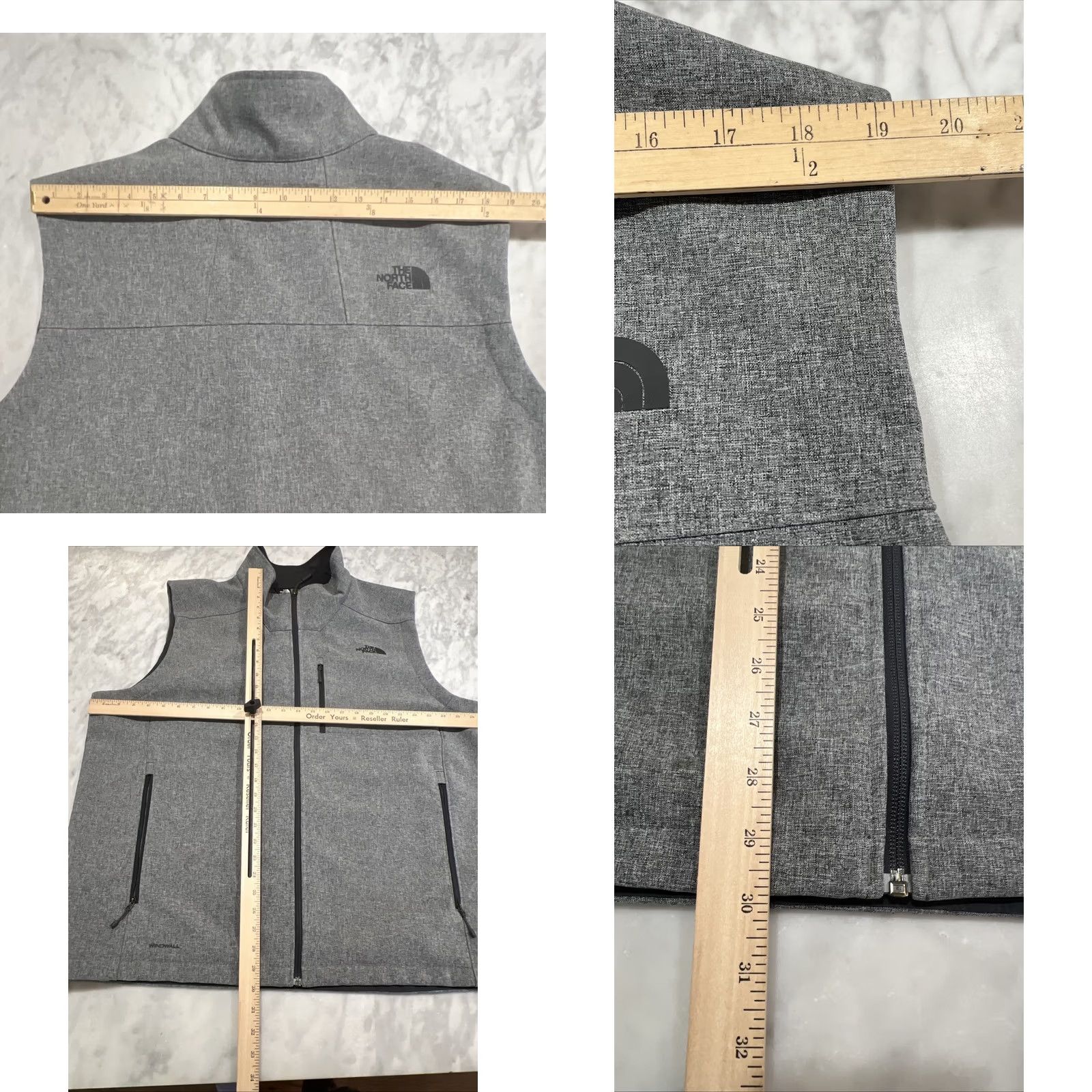 The North Face The North Face Vest Mens 2XL Gray Softshell Full Zip Pockets WindWall Size US XXL / EU 58 / 5 - 8 Thumbnail
