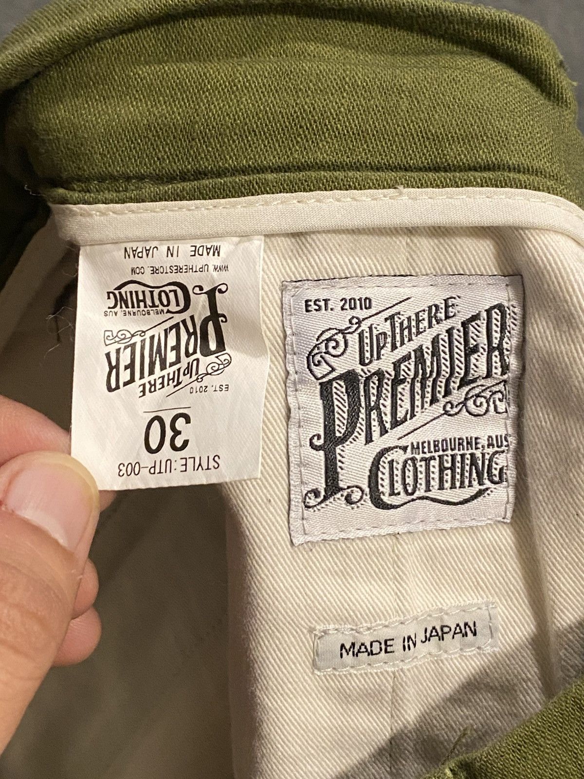 Designer × Japanese Brand UP THERE STORE X PREMIER CLOTHING TROUSERS Size US 30 / EU 46 - 3 Thumbnail