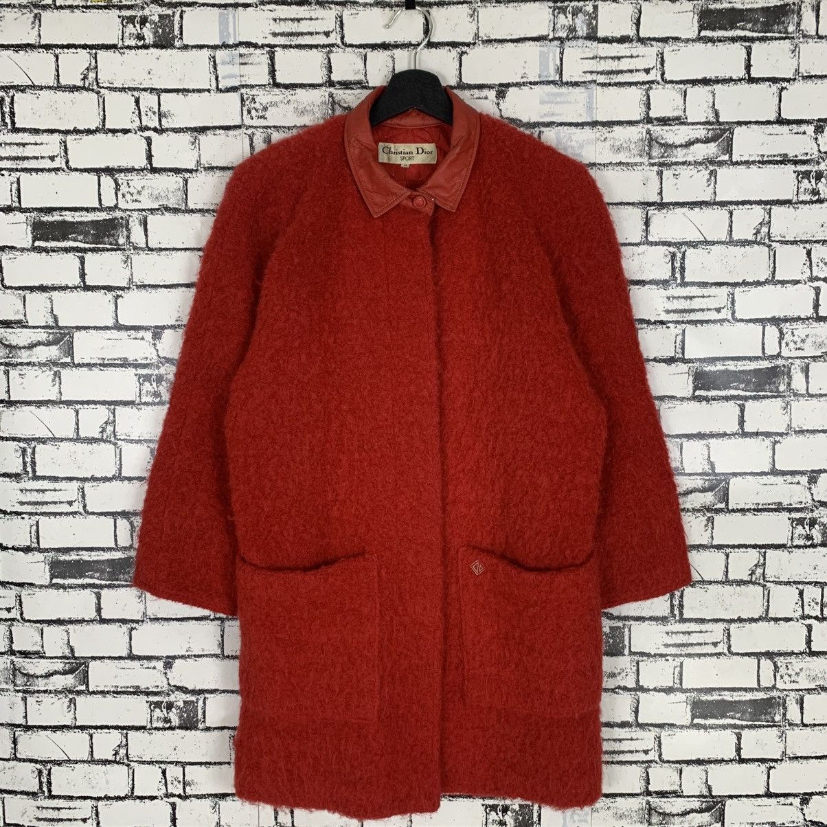 Designer × Dior × Vintage Vintage Christian Dior Sport Petit Boucle Coat Leathers Size M / US 6-8 / IT 42-44 - 1 Thumbnail