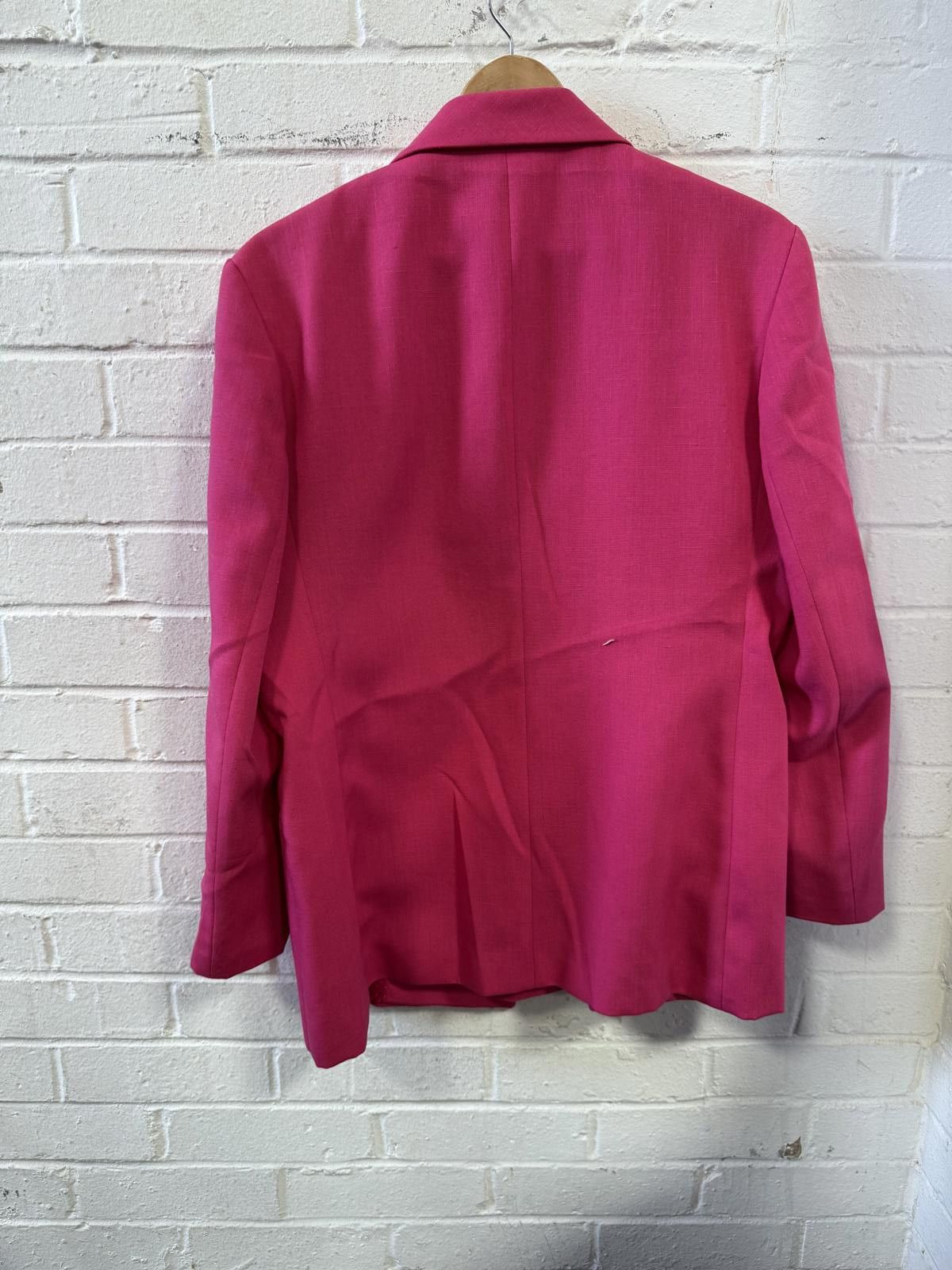 Unknown London Women's Pink Double-Breasted Blazer Size M / US 6-8 / IT 42-44 - 2 Thumbnail
