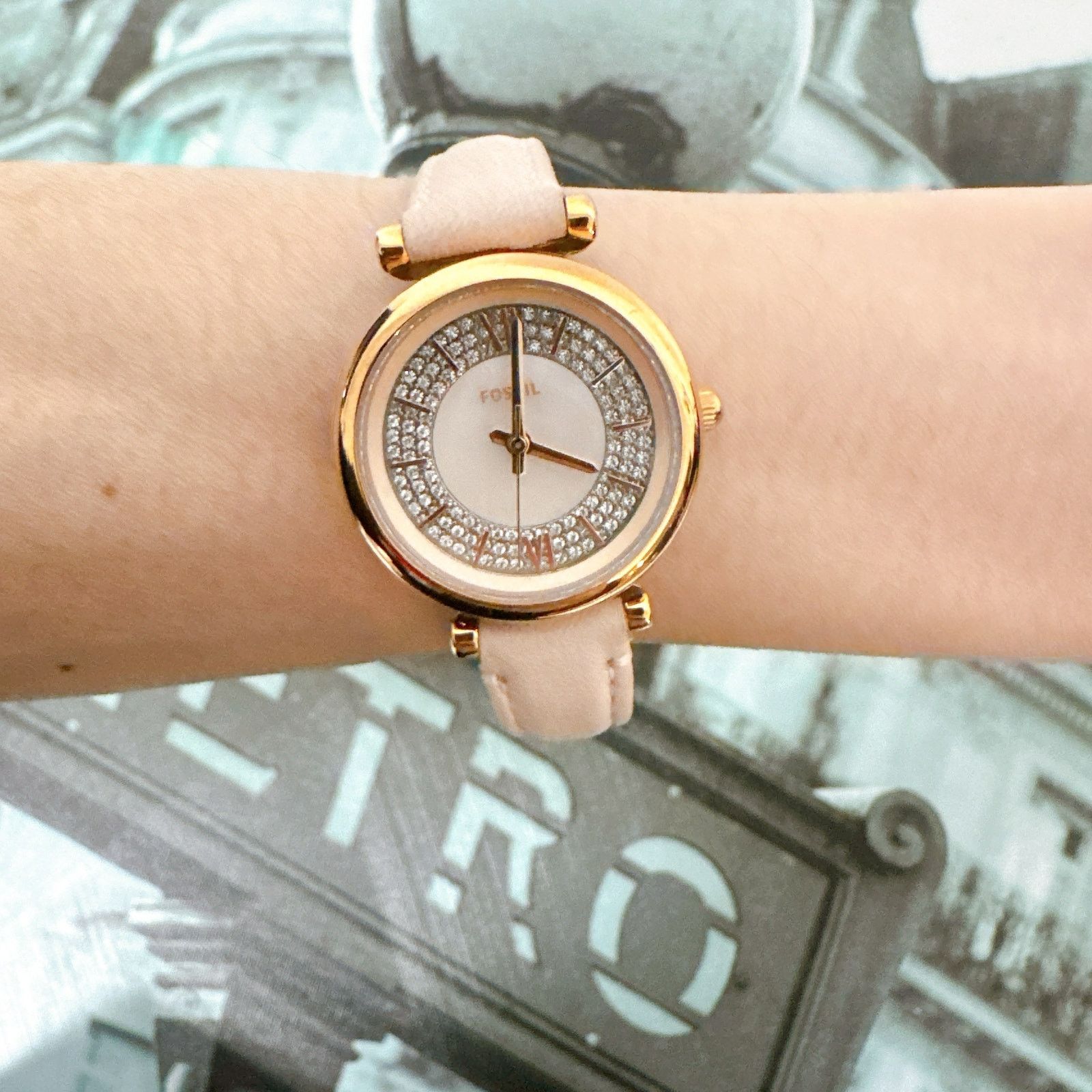 Fossil Fossil ES4839 Carlie Mini Quartz Leather Three-Hand Watch Size ONE SIZE - 6 Thumbnail