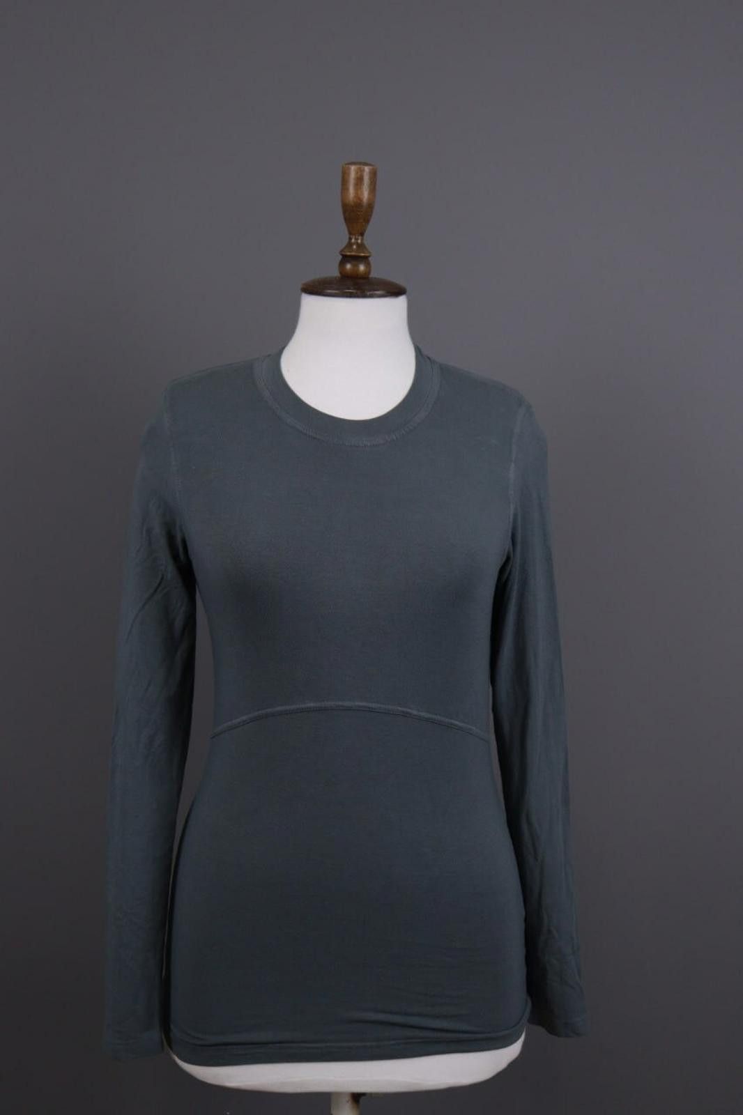 Designer Transit Par Such 361 Gray Summer Top Blouse Size 3 Size M / US 6-8 / IT 42-44 - 1 Thumbnail