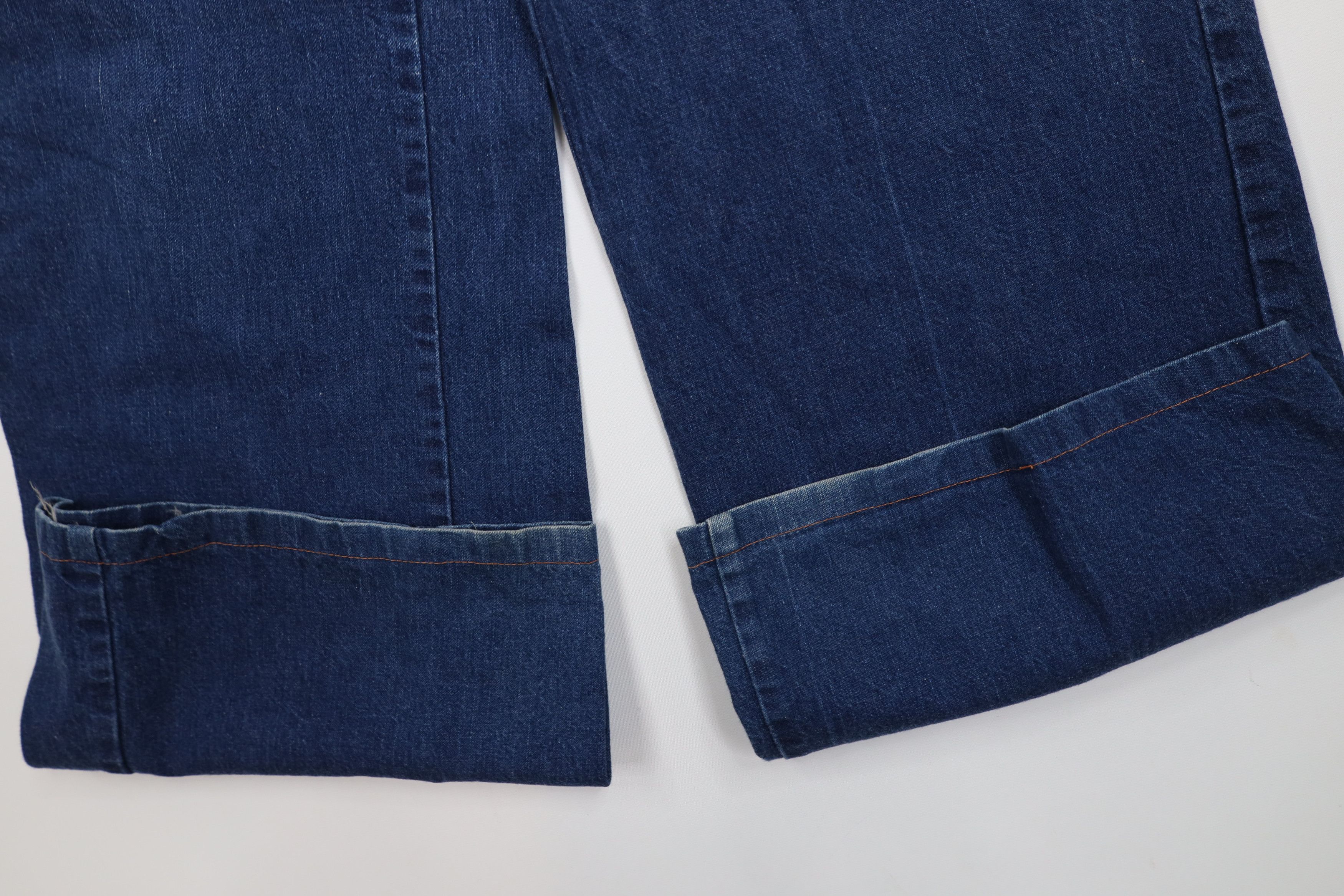Vintage Vintage 70s Streetwear Utility Wide Leg Bell Bottoms Jeans Size 27" / US 4 / IT 40 - 5 Thumbnail