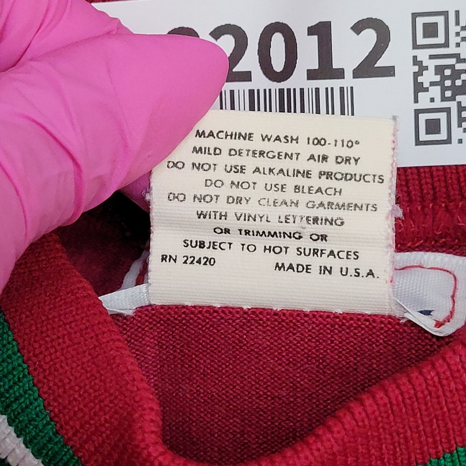 Vintage VTG 70s Glen-Cove Ringer Sweatshirt Small USA Powers Mfg Co Size US S / EU 44-46 / 1 - 12 Thumbnail