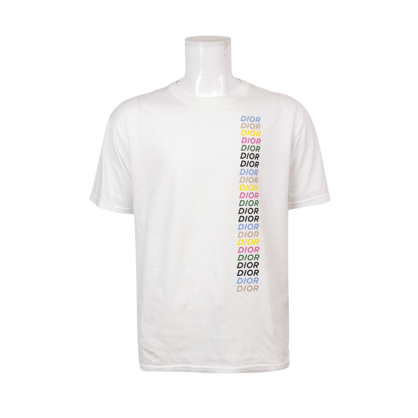 Dior Dior Multi-Color Logo T-Shirt Size S Size US S / EU 44-46 / 1 - 1 Thumbnail