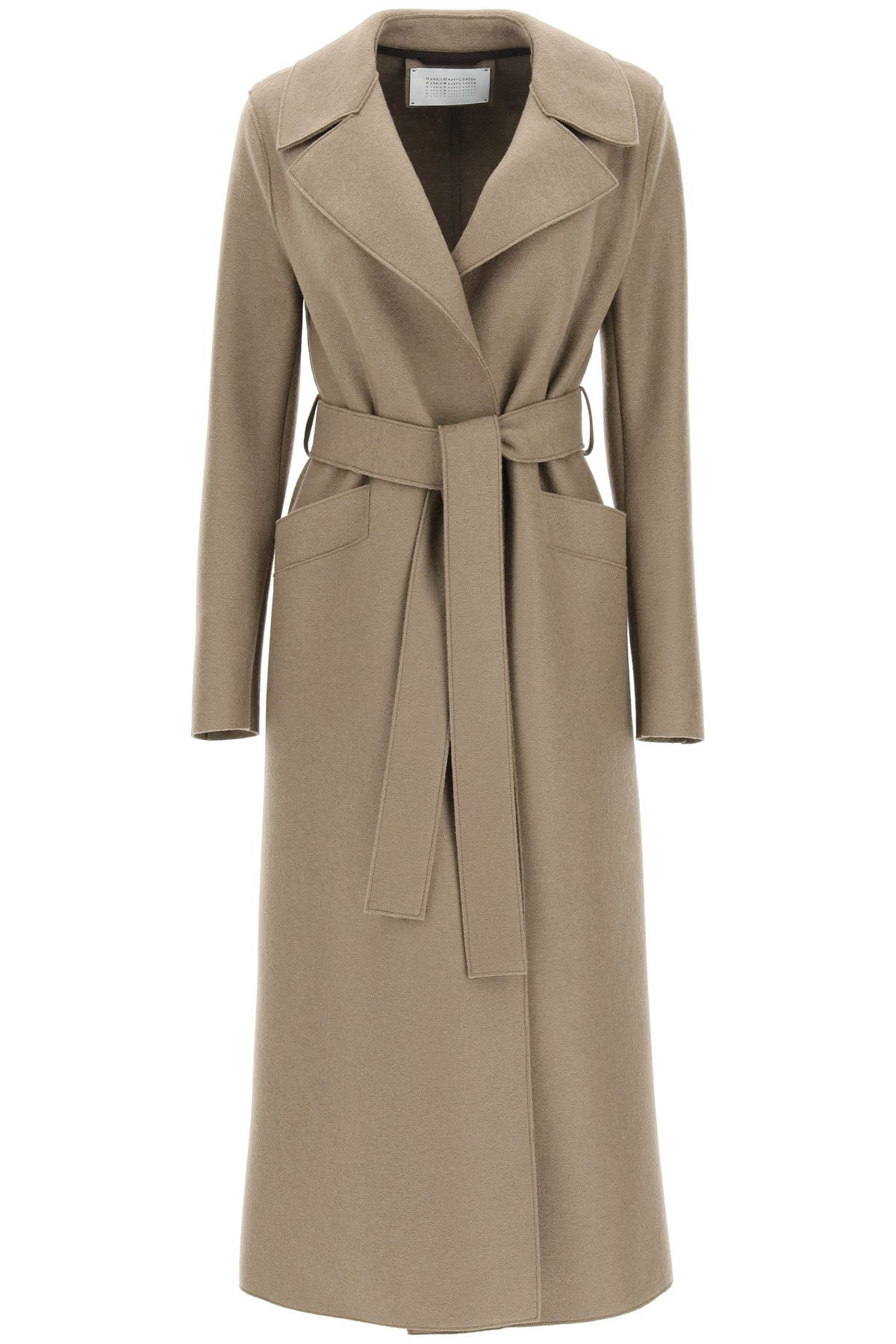 Harris Wharf London HARRIS WHARF LONDON Long Pressed Wool Coat Size S / US 4 / IT 40 - 1 Thumbnail